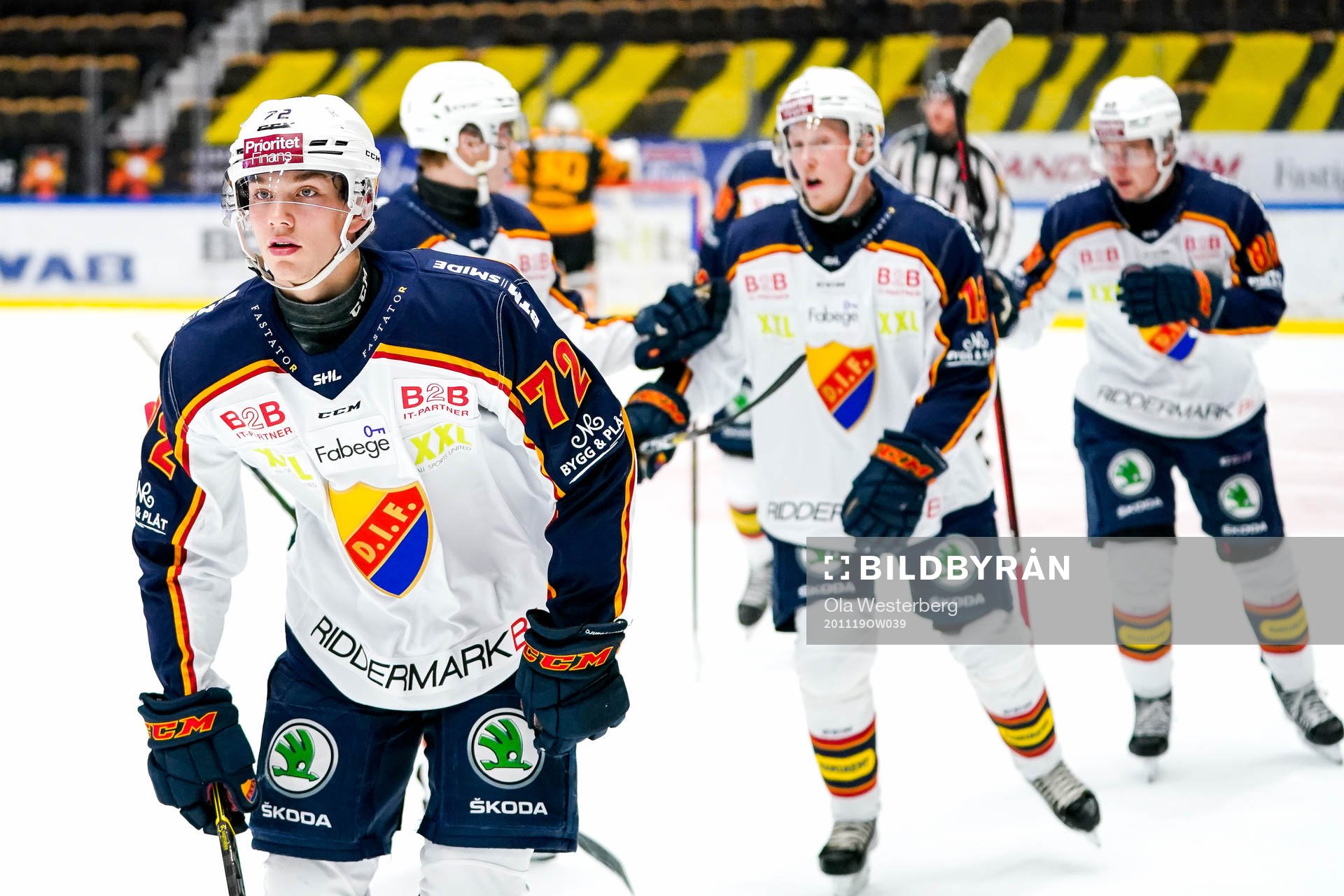 Djurgårdens William Eklund jublar