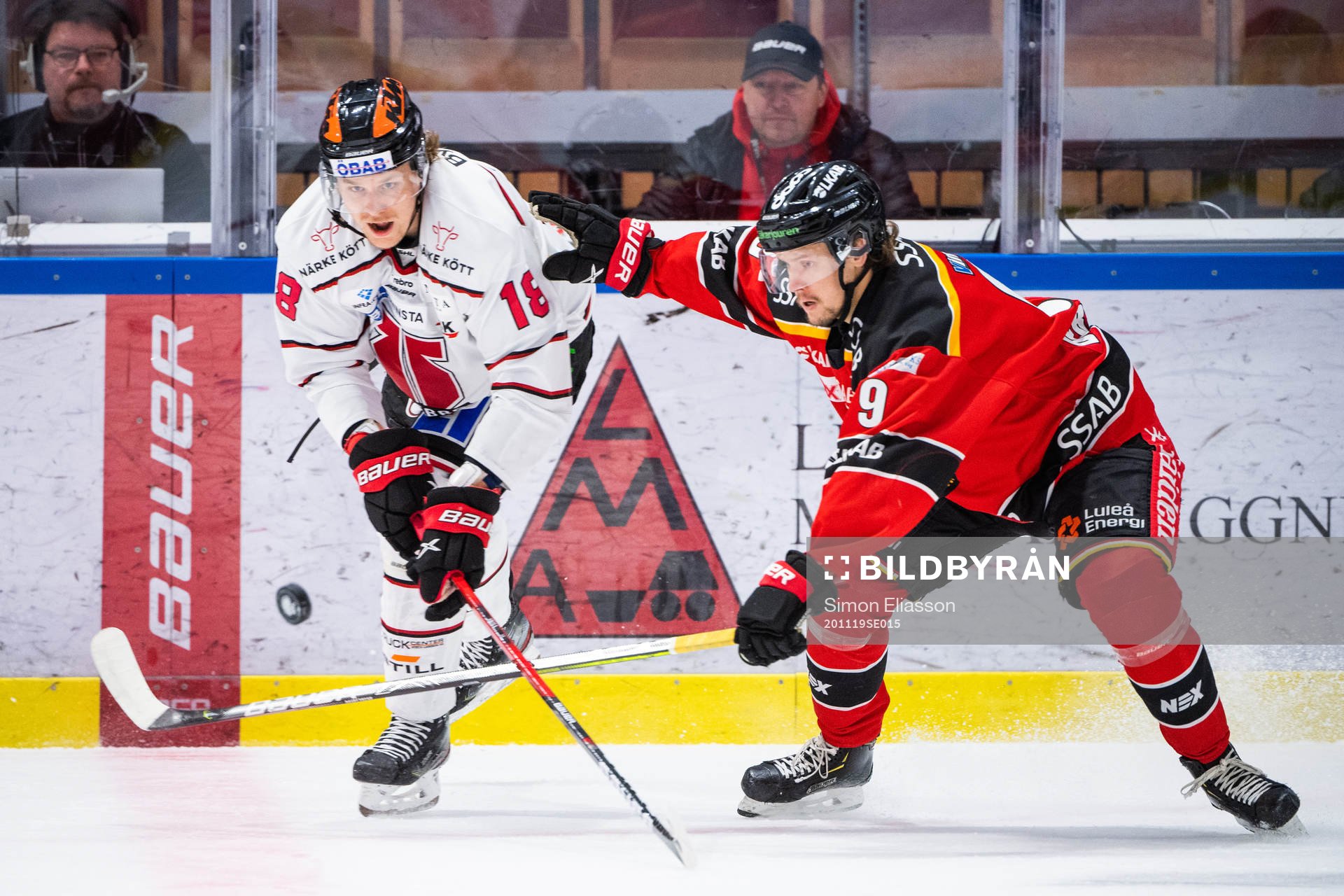Örebros Rodrigo Abols och Luleås Victor Berglund