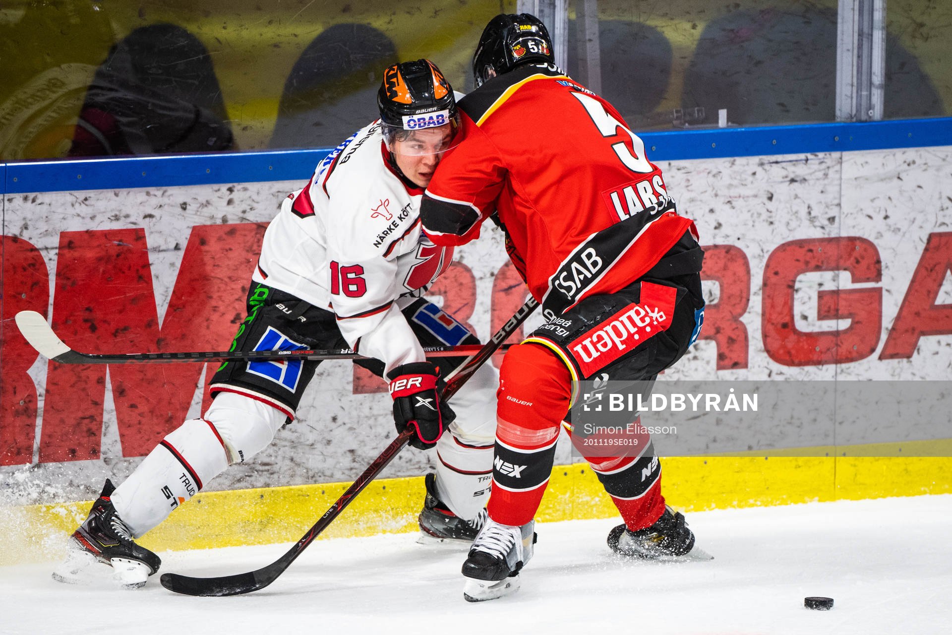 Örebros Lukas Pilö och Luleås Eddie Larsson