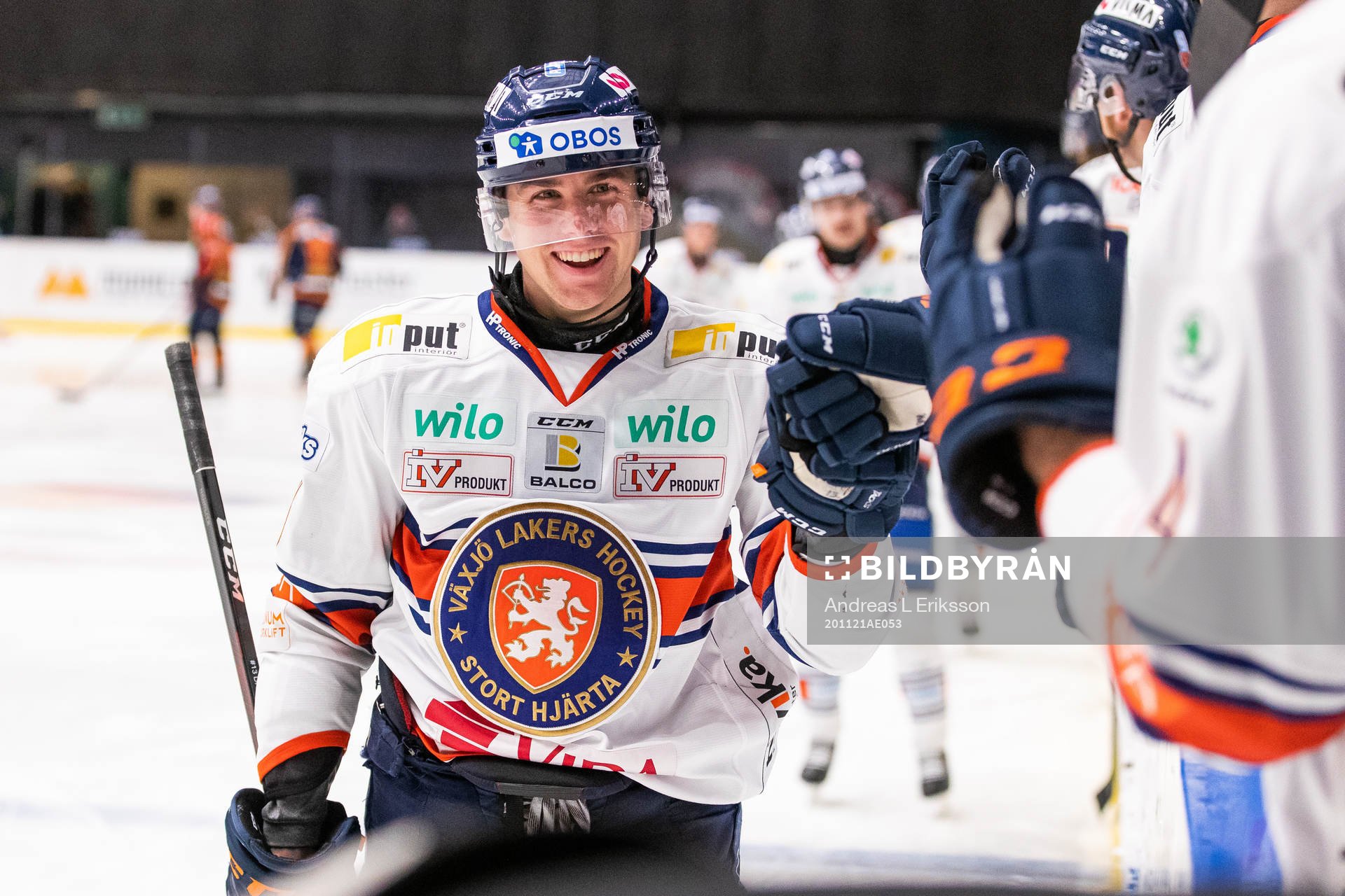 Växjös Jack Drury jublar