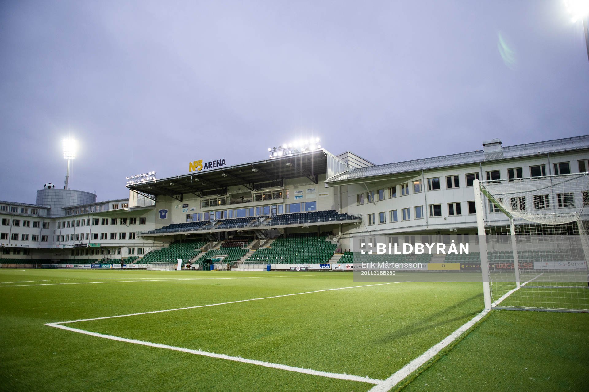 Interiör av NP3 Arena