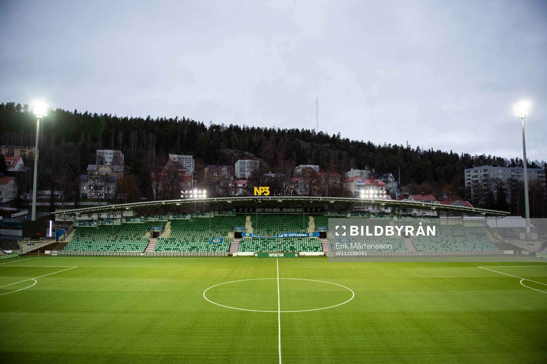 Interiör av NP3 Arena