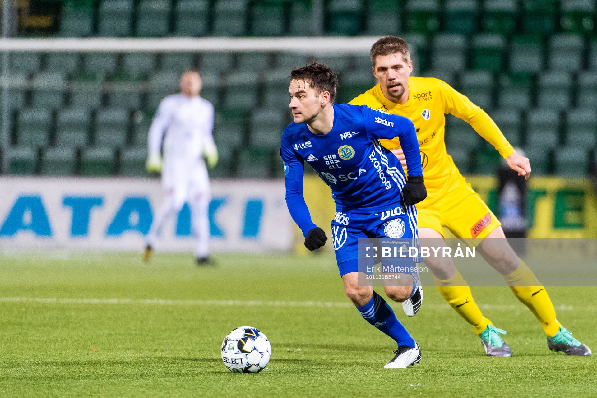 Sundsvalls Pontus Silfwer och Halmstads Mikael Boman
