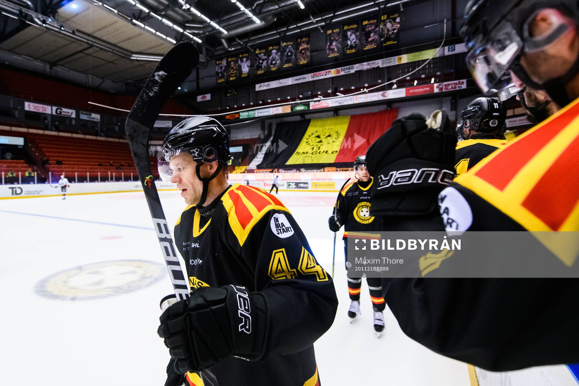 Brynäs Nicklas Danielsson jublar