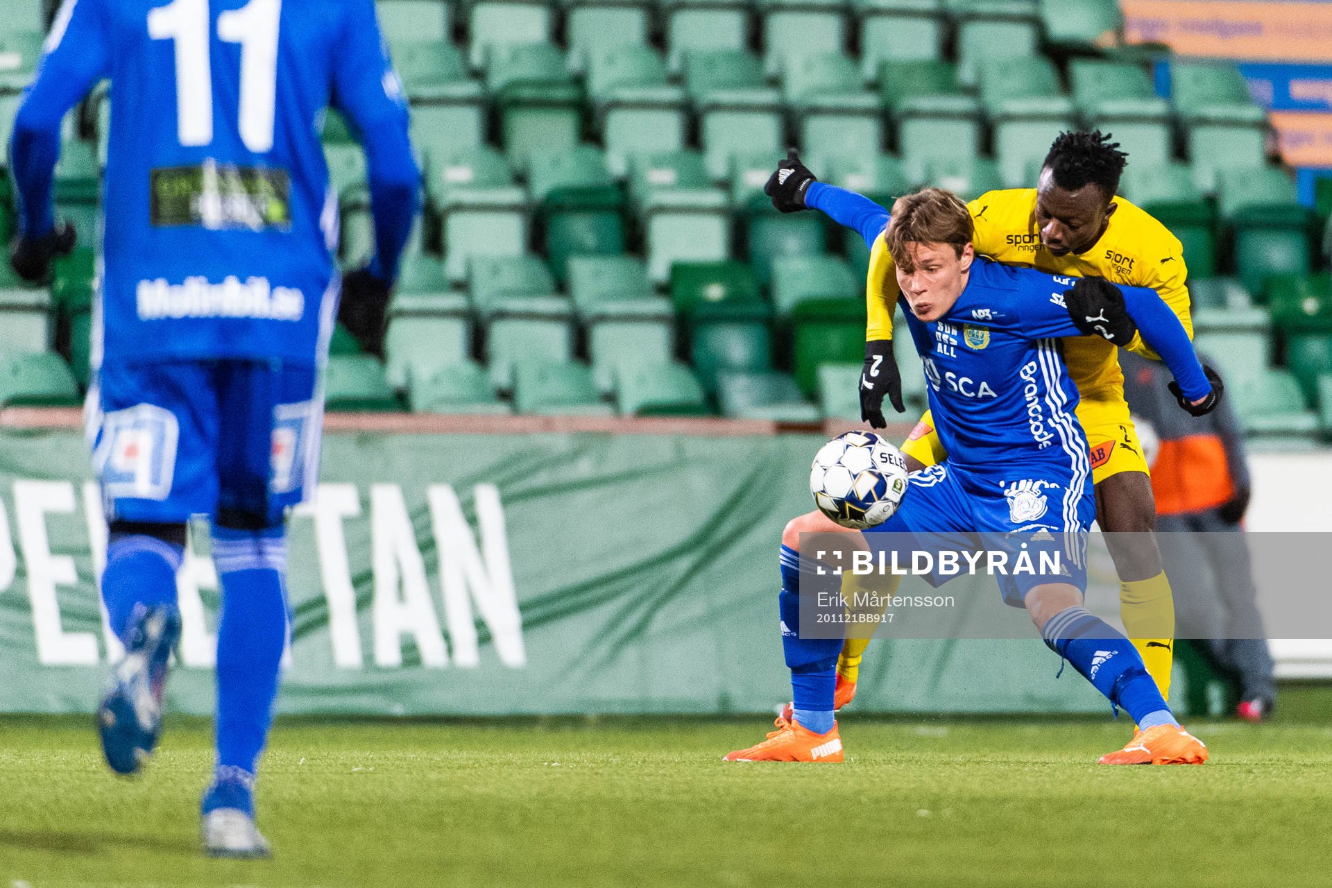 Sundsvalls Johan Andersson och Halmstads Thomas Boakye