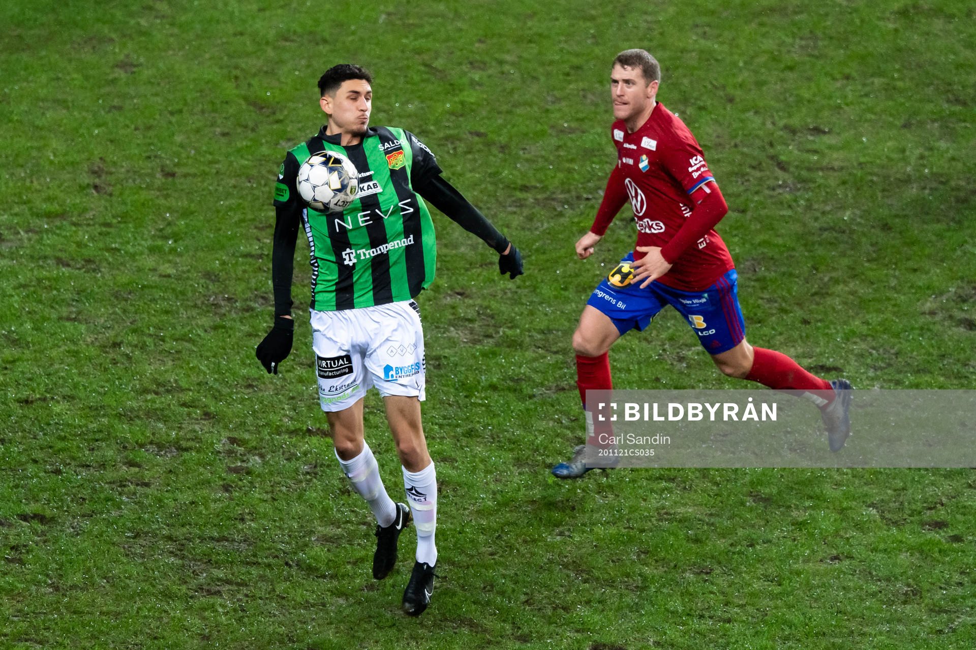 GAIS Youssef Fayad och Östers Stefan Karlsson