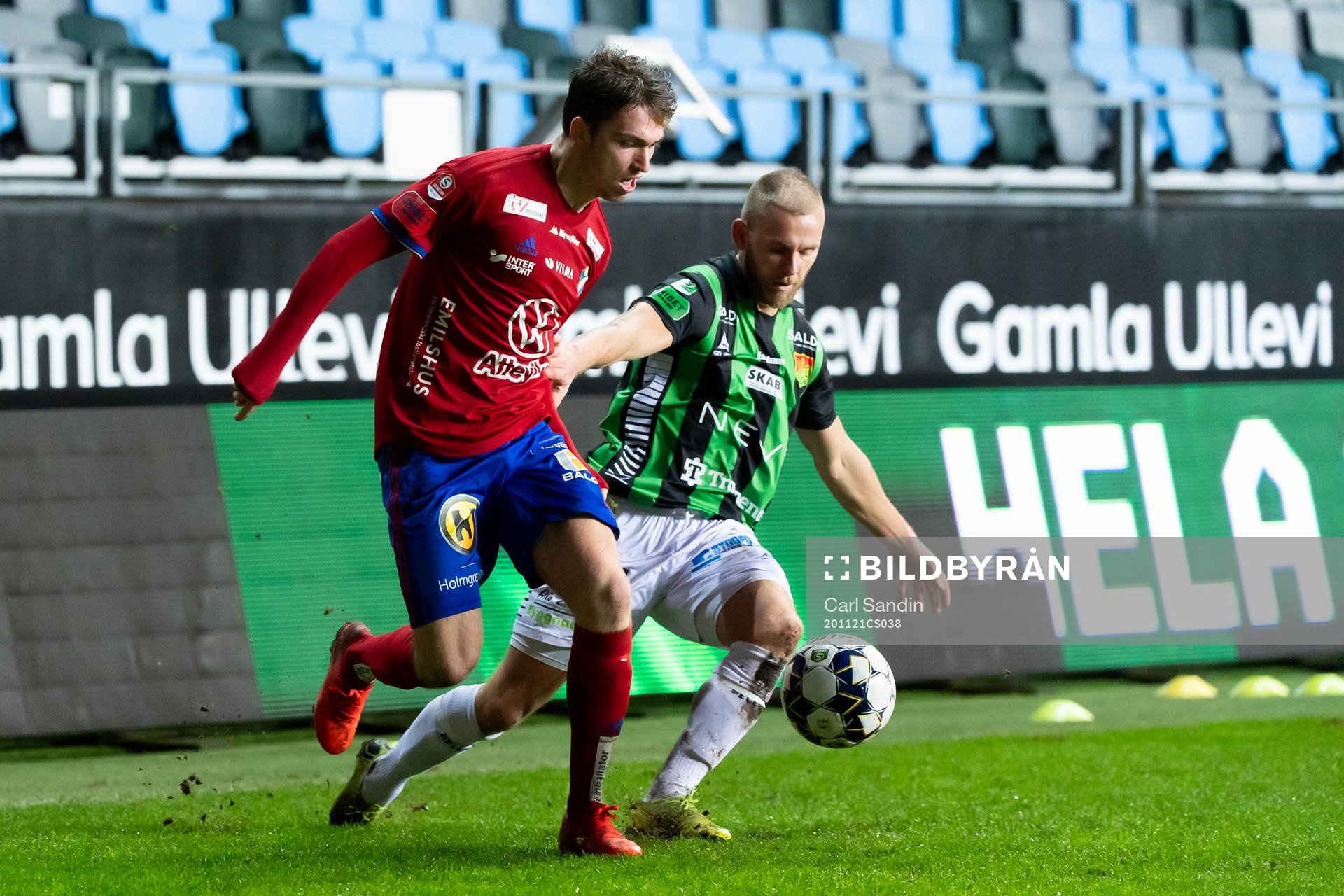Östers Carl Johansson och GAIS Niclas Andersén