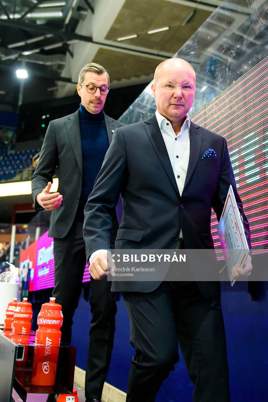 s sportchef Johan Hult och assisterande tränare Jonas