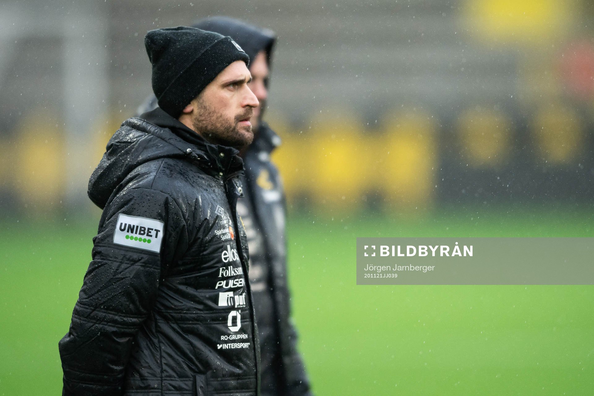 Assisterande tränare Emir Bajrami under en träning med Elfsborg den 21 november 2020 i Borås.