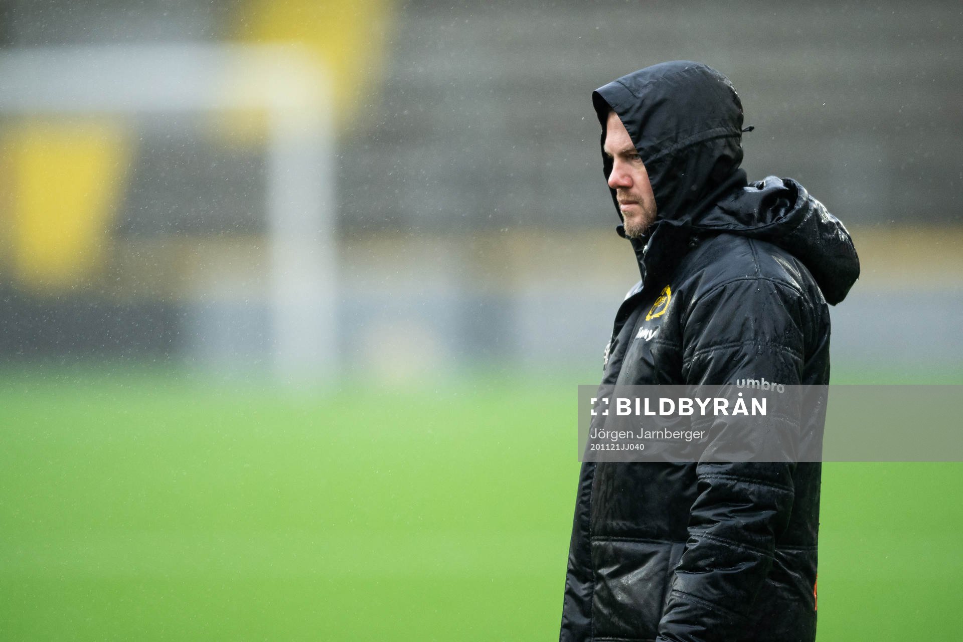 Manager Jimmy Thelin under en träning med Elfsborg den 21 november 2020 i Borås.