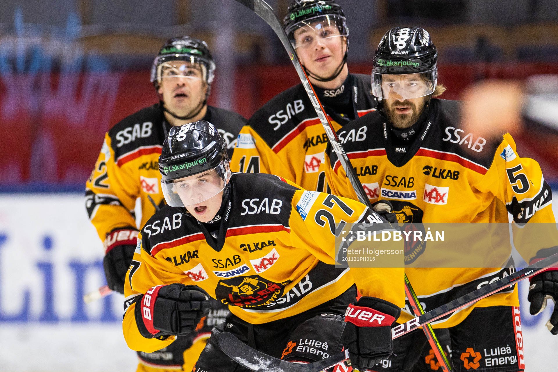 Luleås Nils Lundkvist jublar