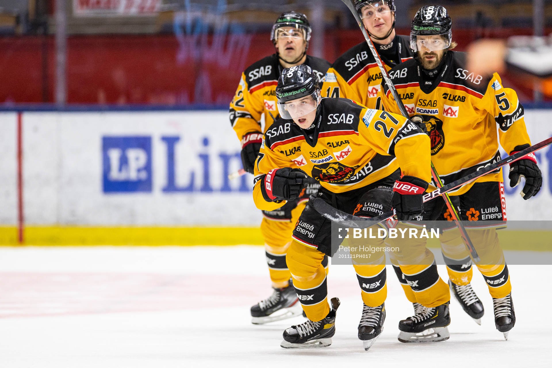 Luleås Nils Lundkvist jublar