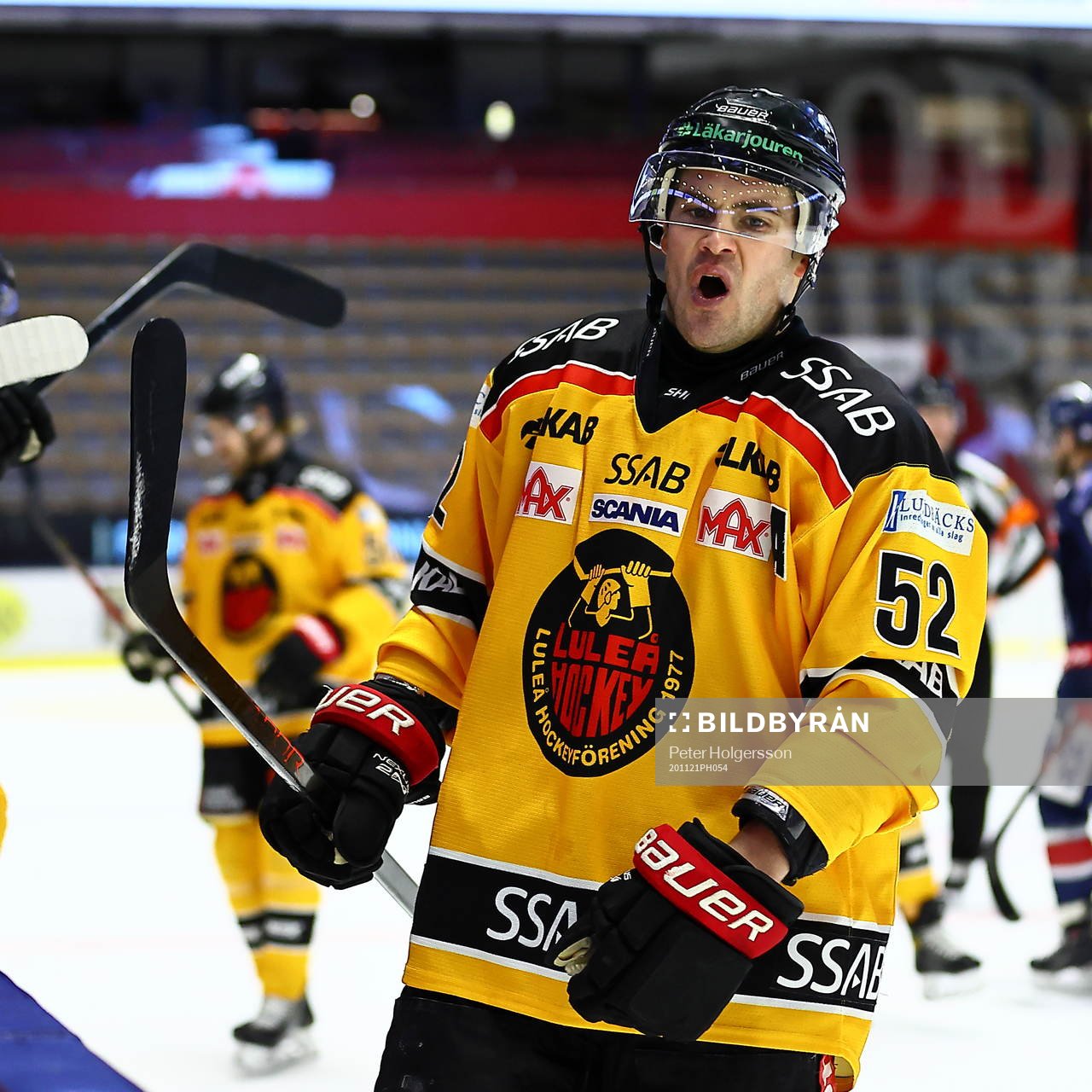 Luleås Karl Fabricius jublar