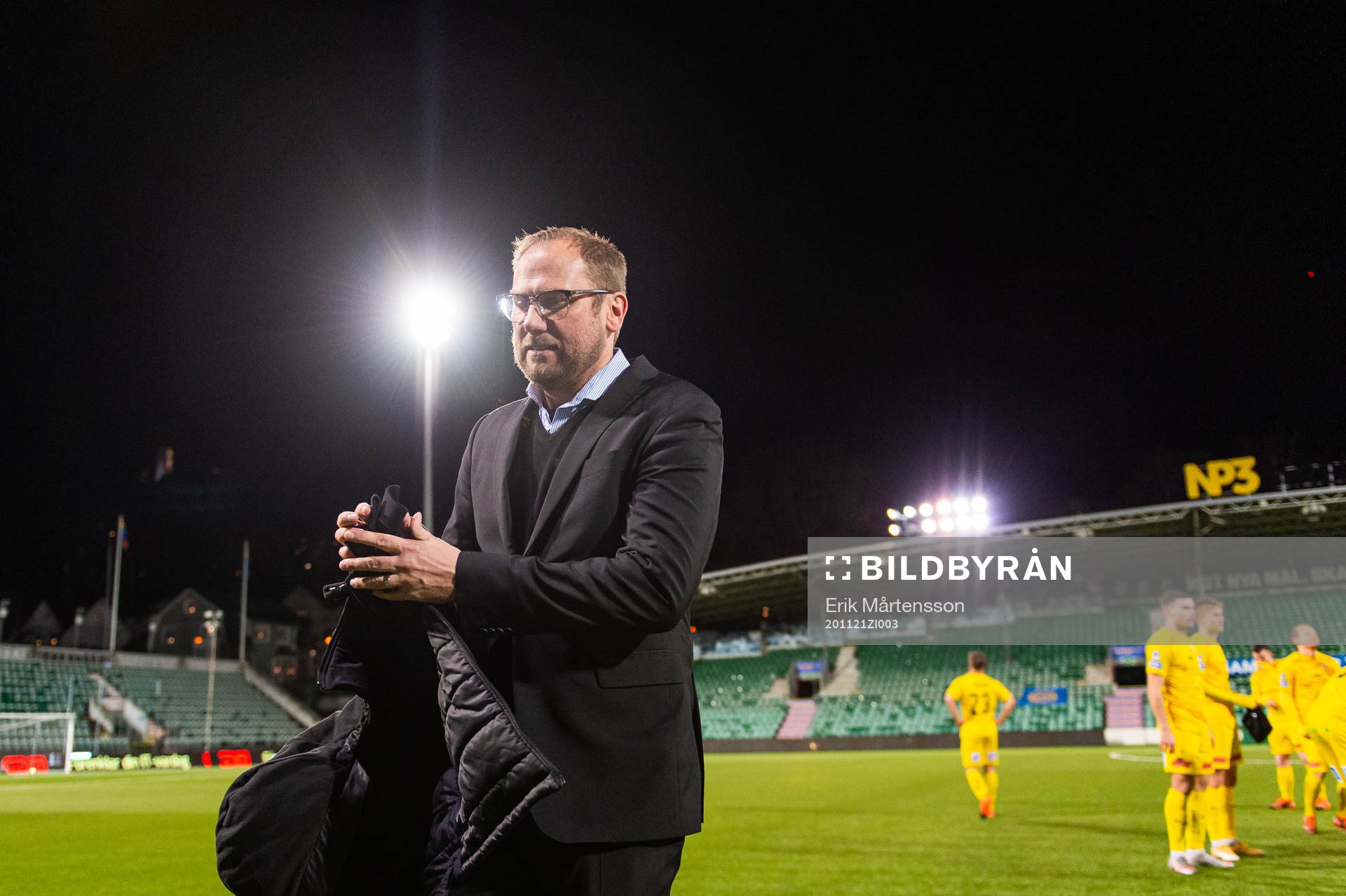 Halmstads tränare Magnus Haglund