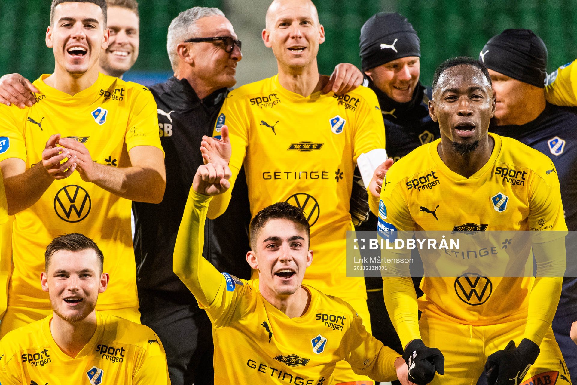 Halmstads Emil Tot Wikström, Sadat Karim och Andreas