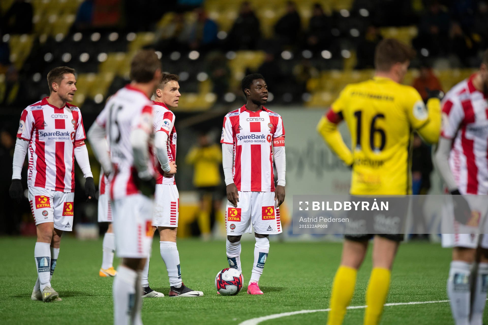Ruben Yttergård Jenssen and Eric Kitolano of Tromsø during the OBOS-ligaen football match between Raufoss and Tromsø on November 22, 2020 in Raufoss.