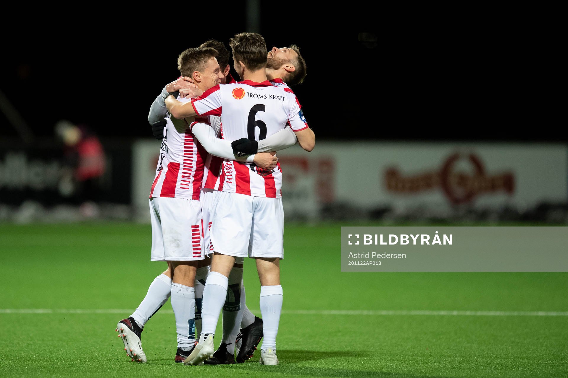 Players of Tromsø celebrate