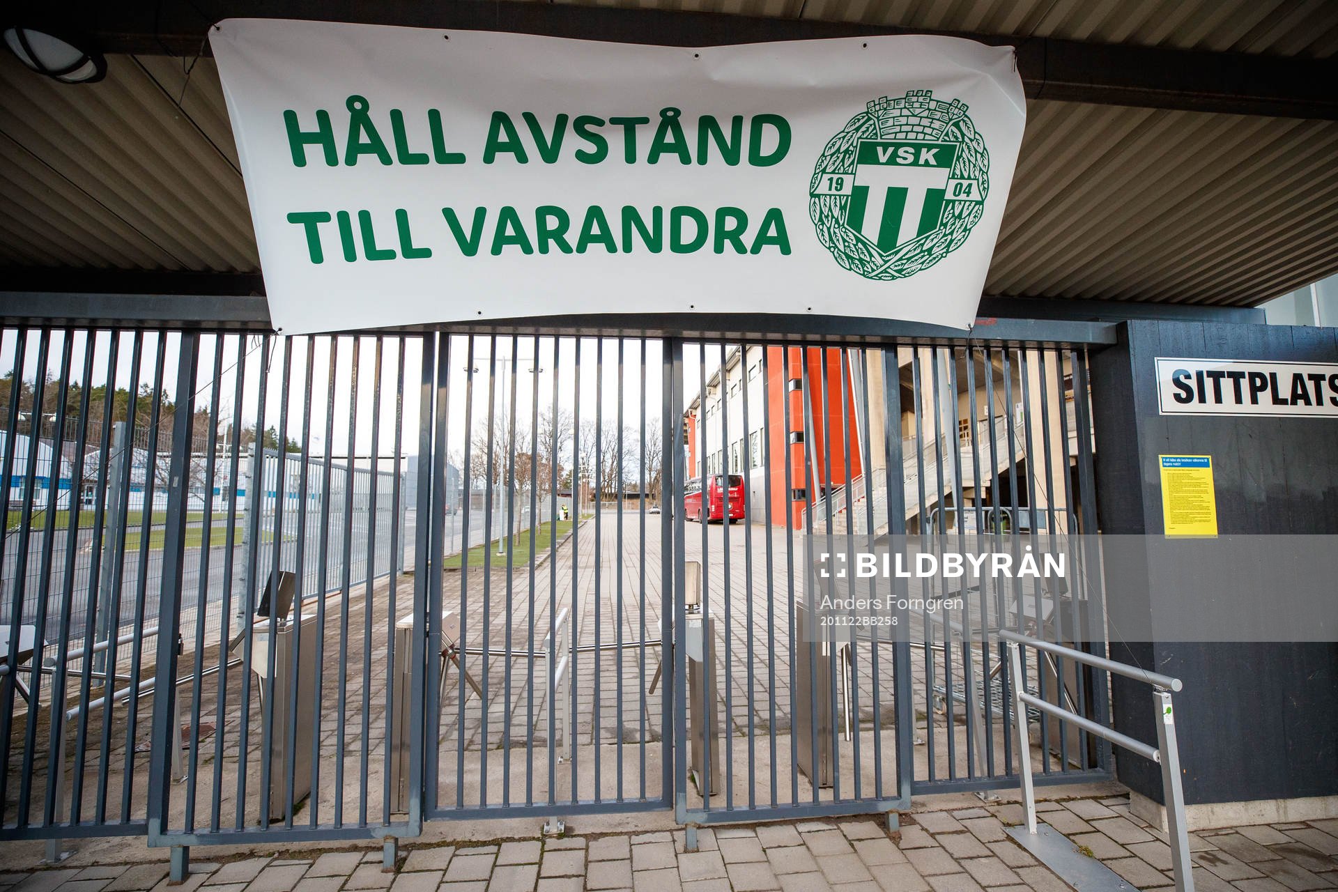 Iver Arena innan fotbollsmatchen i Superettan  mellan