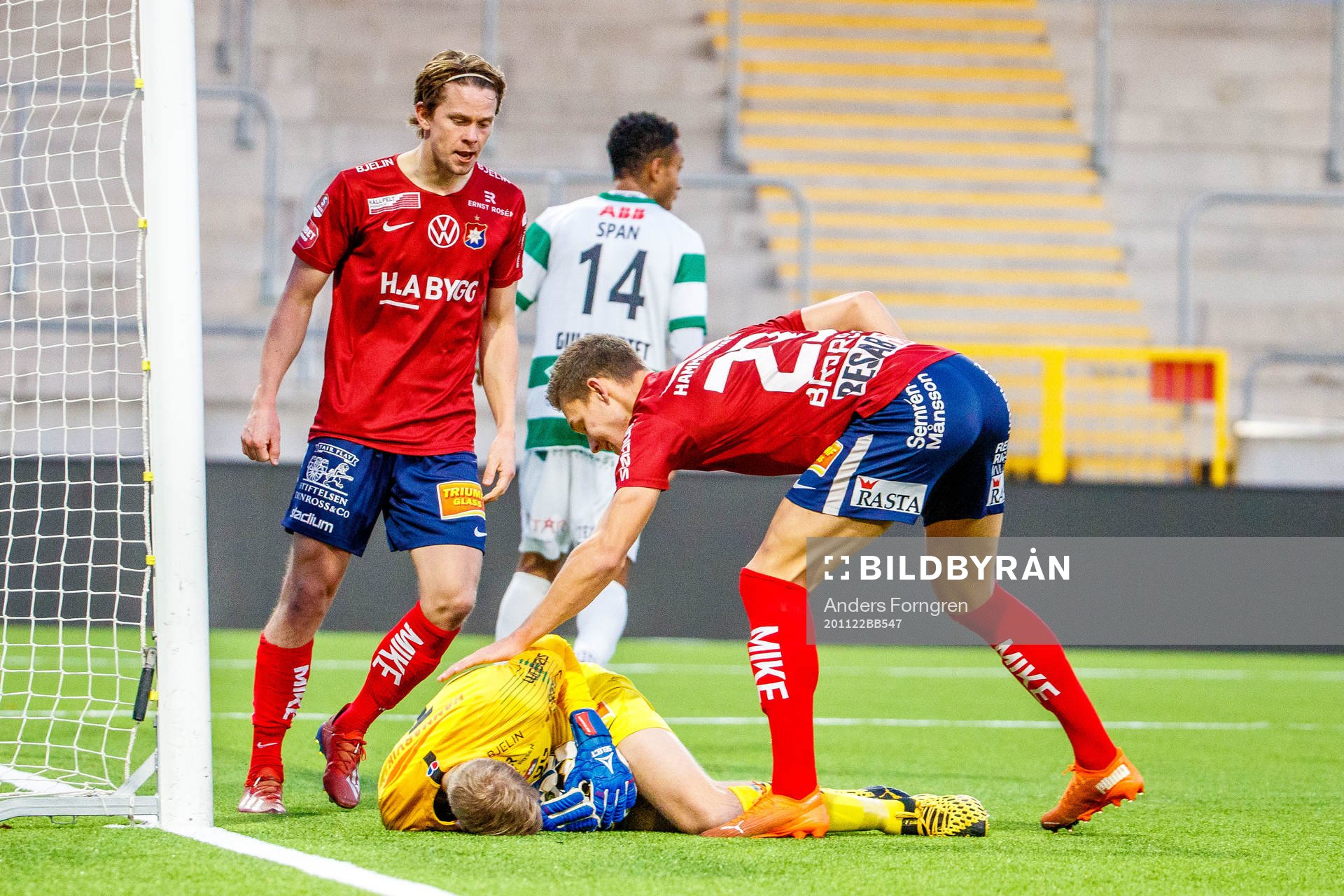 Örgrytes målvakt Fredrik Andersson