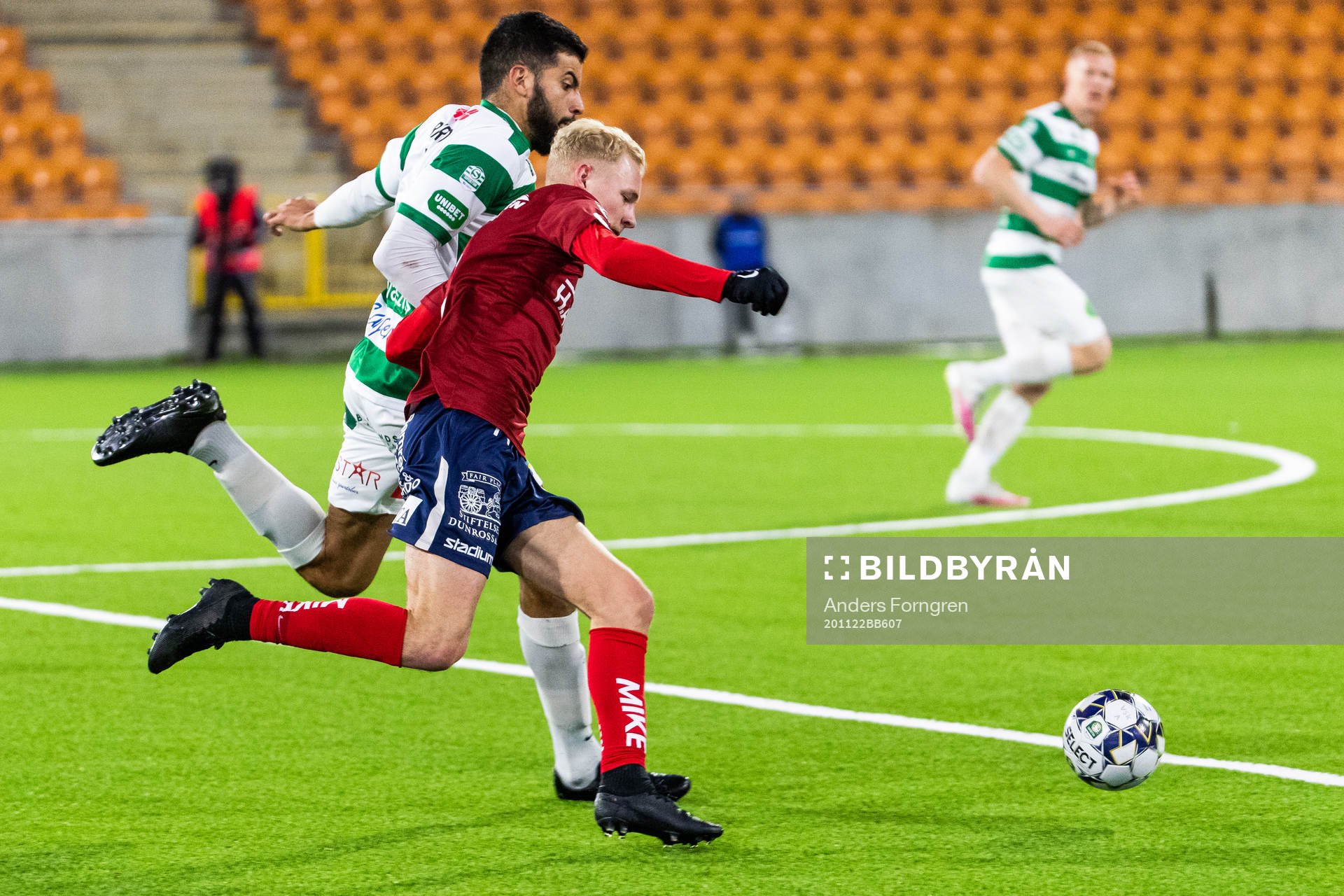 Västerås Pedro Ribeiro och Örgrytes Adam Bergmark Wiberg