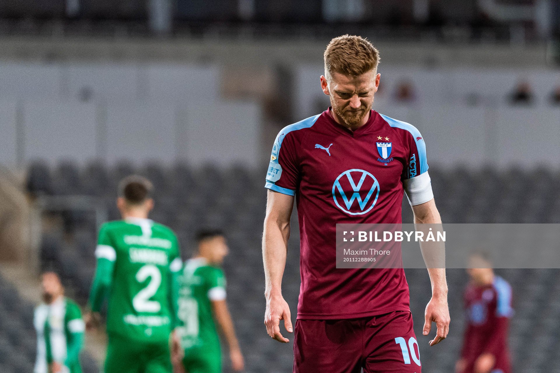 Malmö FFs Anders Christiansen deppar