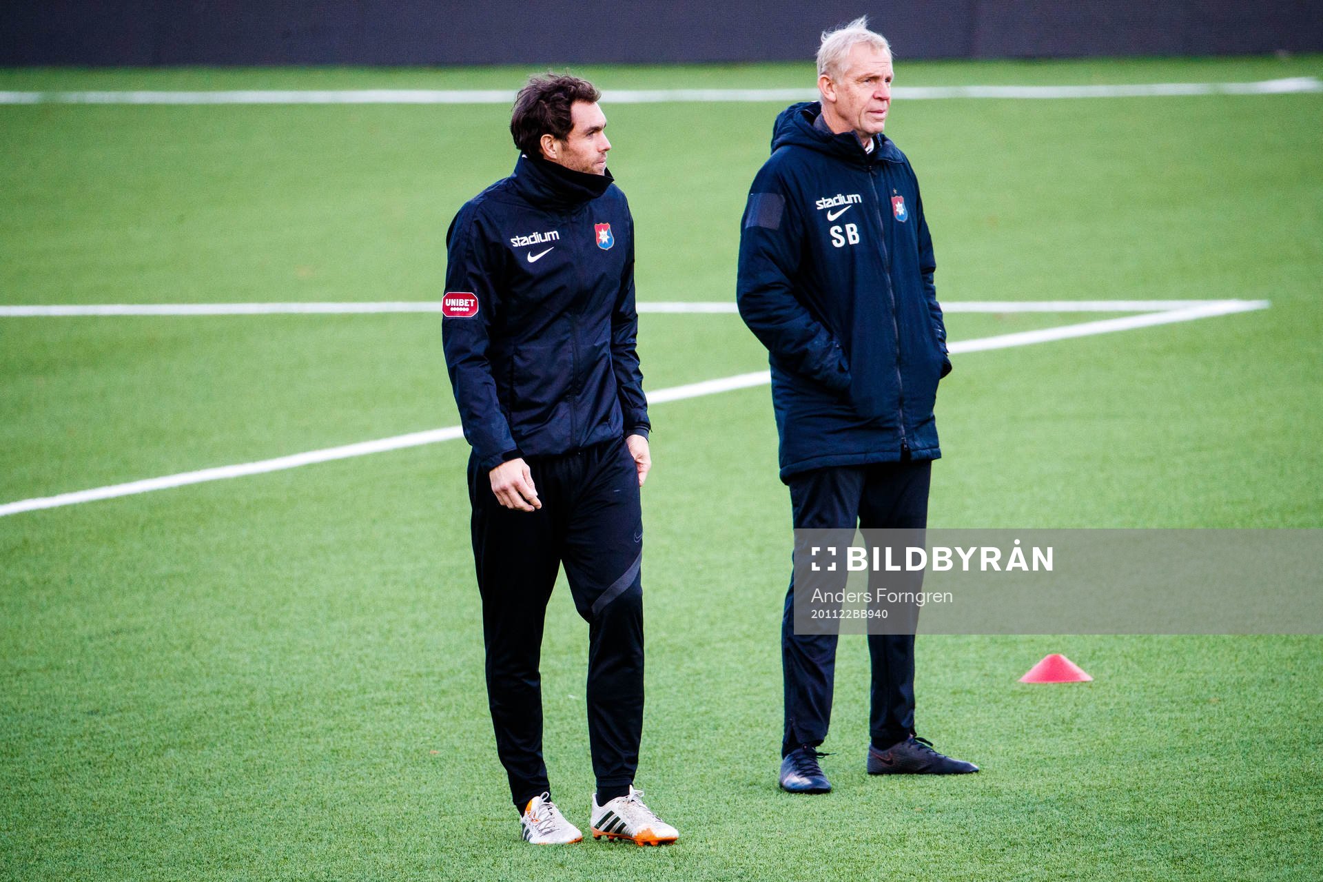 Örgrytes assisterande tränare Johan Elmander och tränare