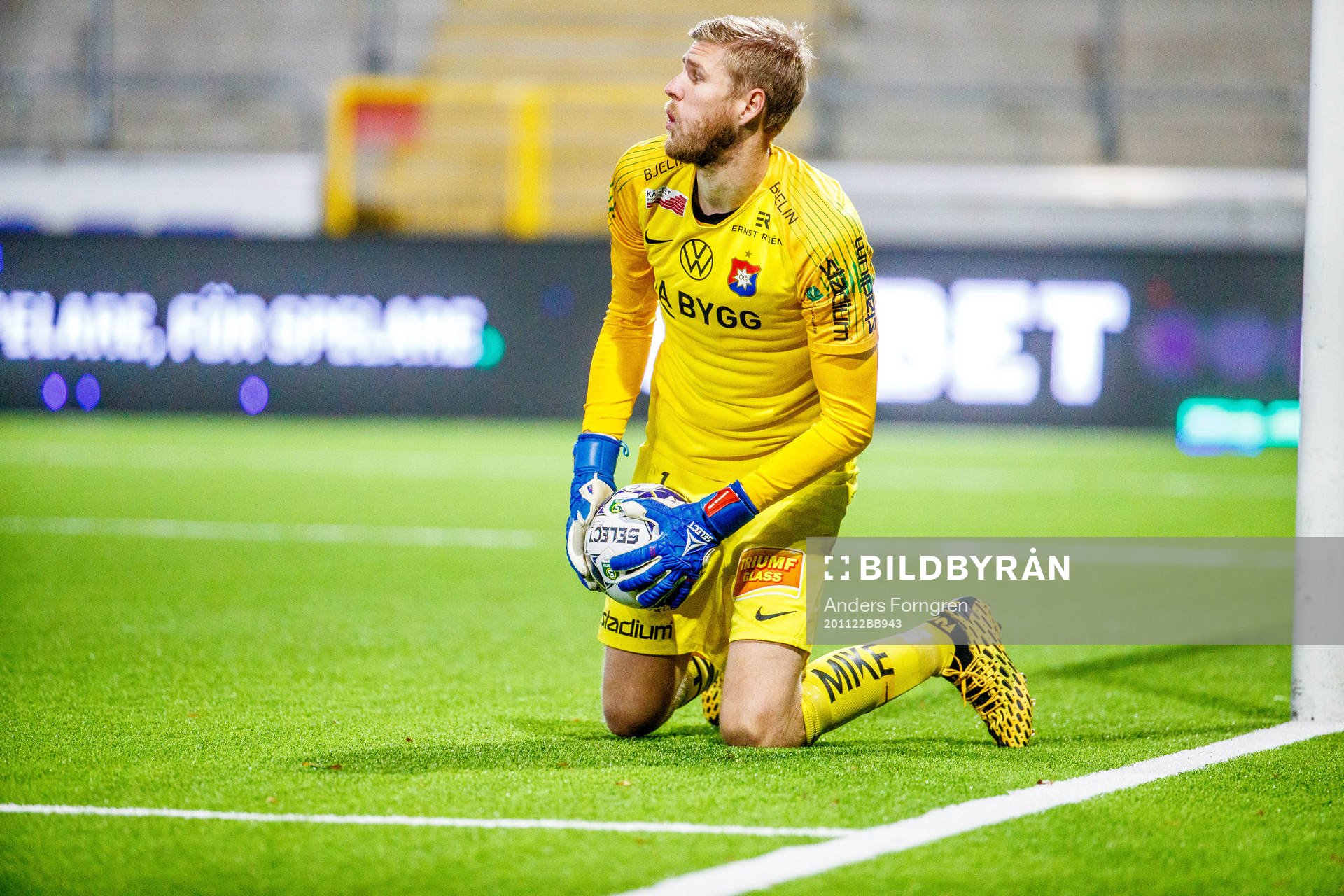 Örgrytes målvakt Fredrik Andersson