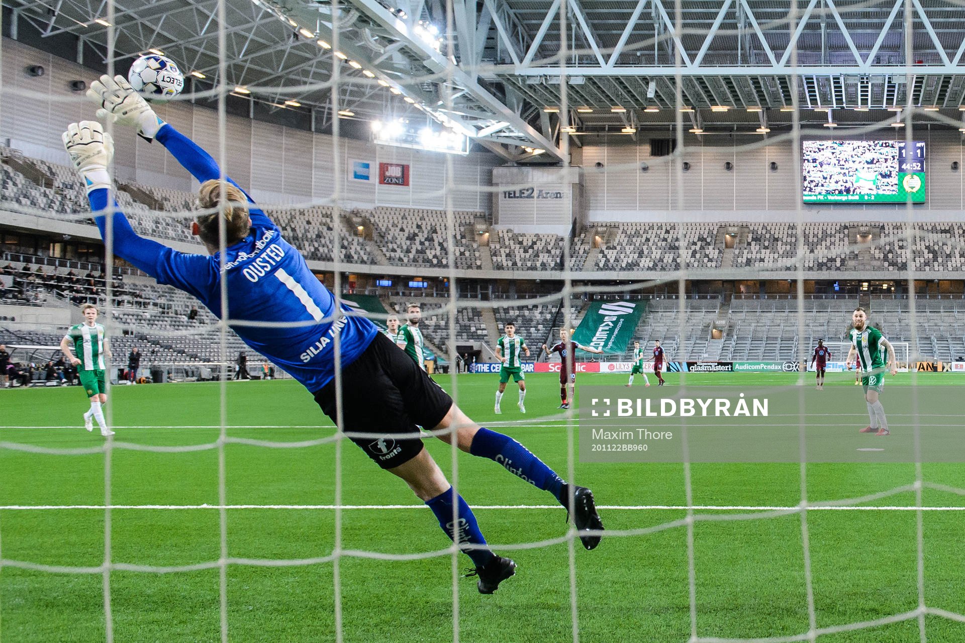 Malmö FFs Anders Christiansen gör 1-2 bakom Hammarbys