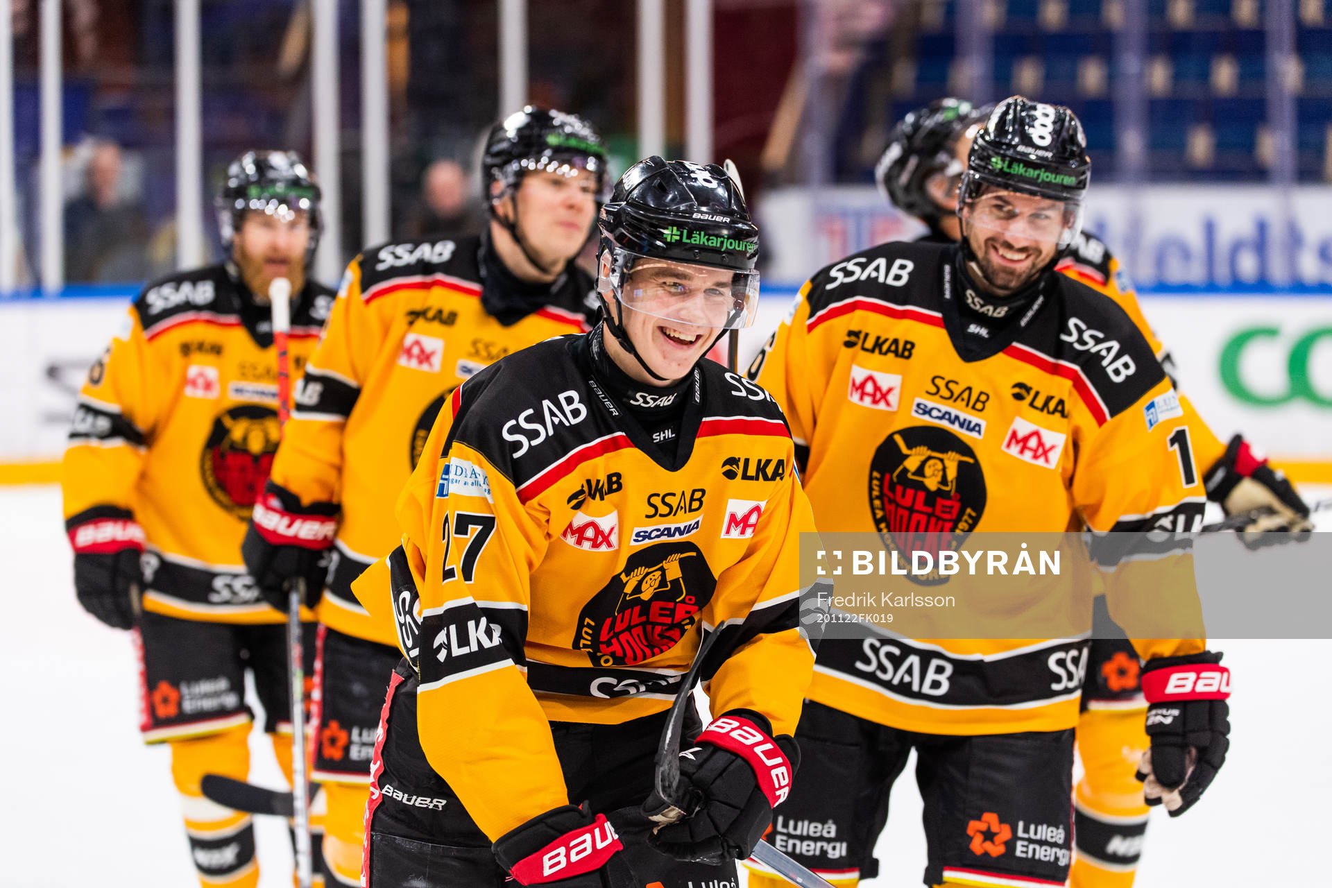 Luleås Nils Lundkvist jublar