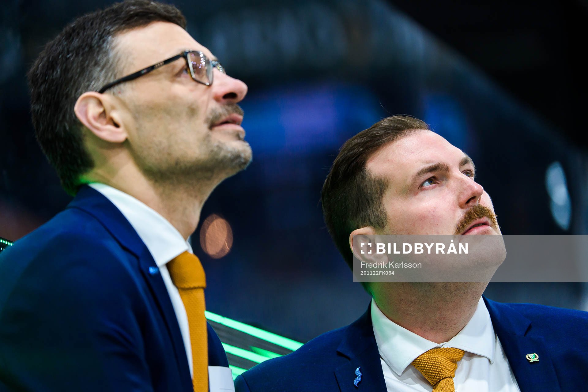 Färjestads assisterande tränare Peter Popovic och