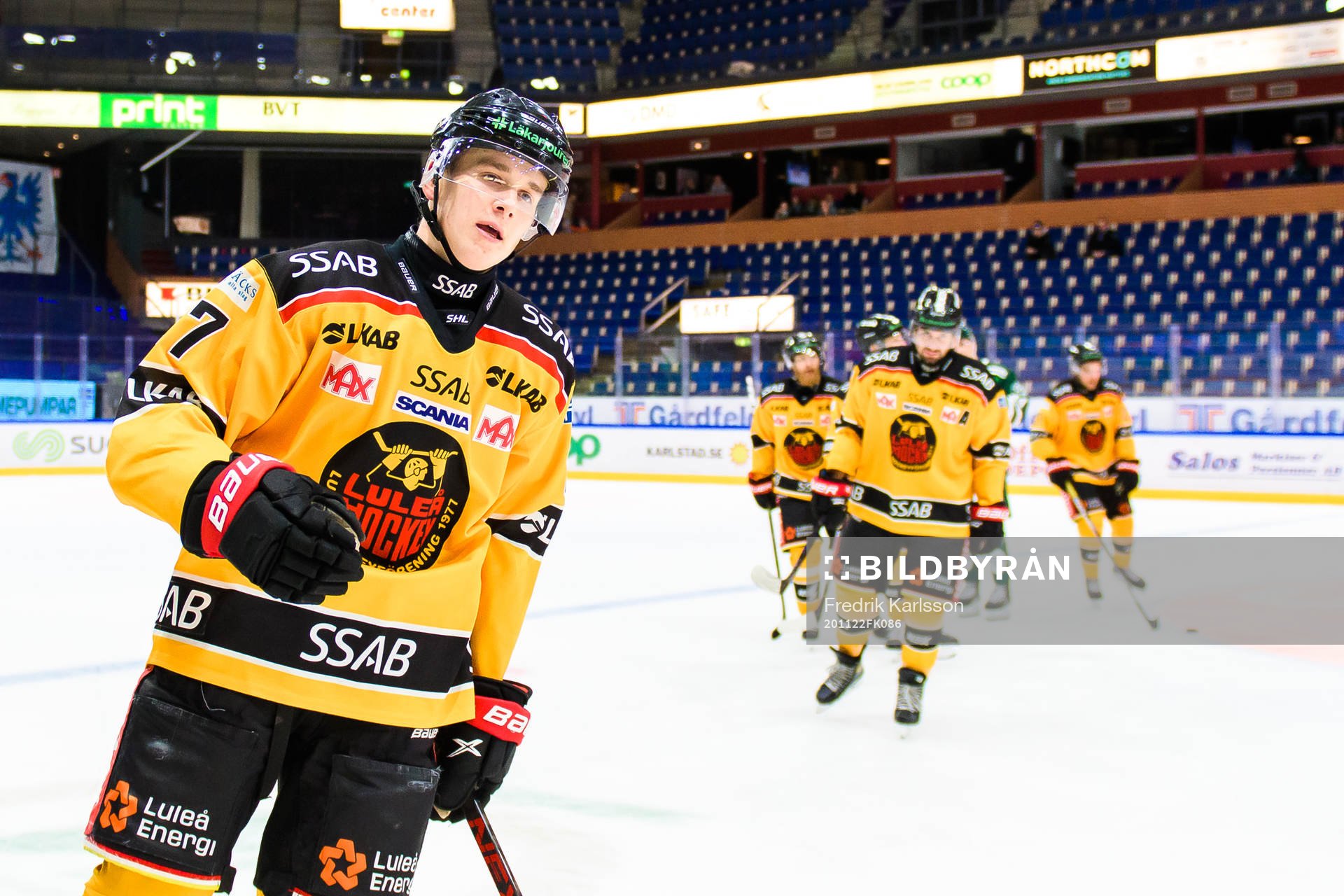 Luleås Nils Lundkvist jublar