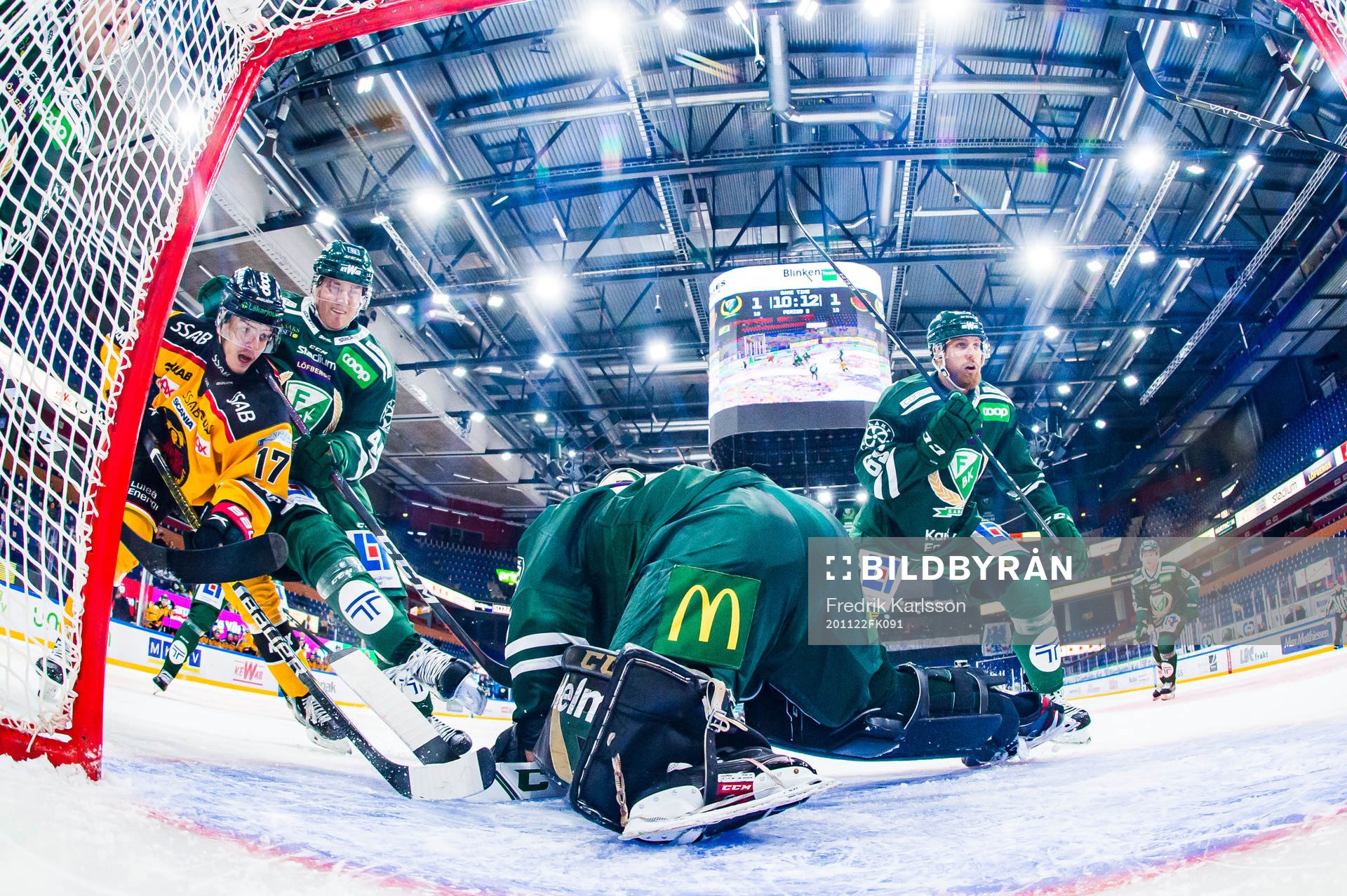 Luleås Isac Brännström, Färjestads Jacob Peterson och