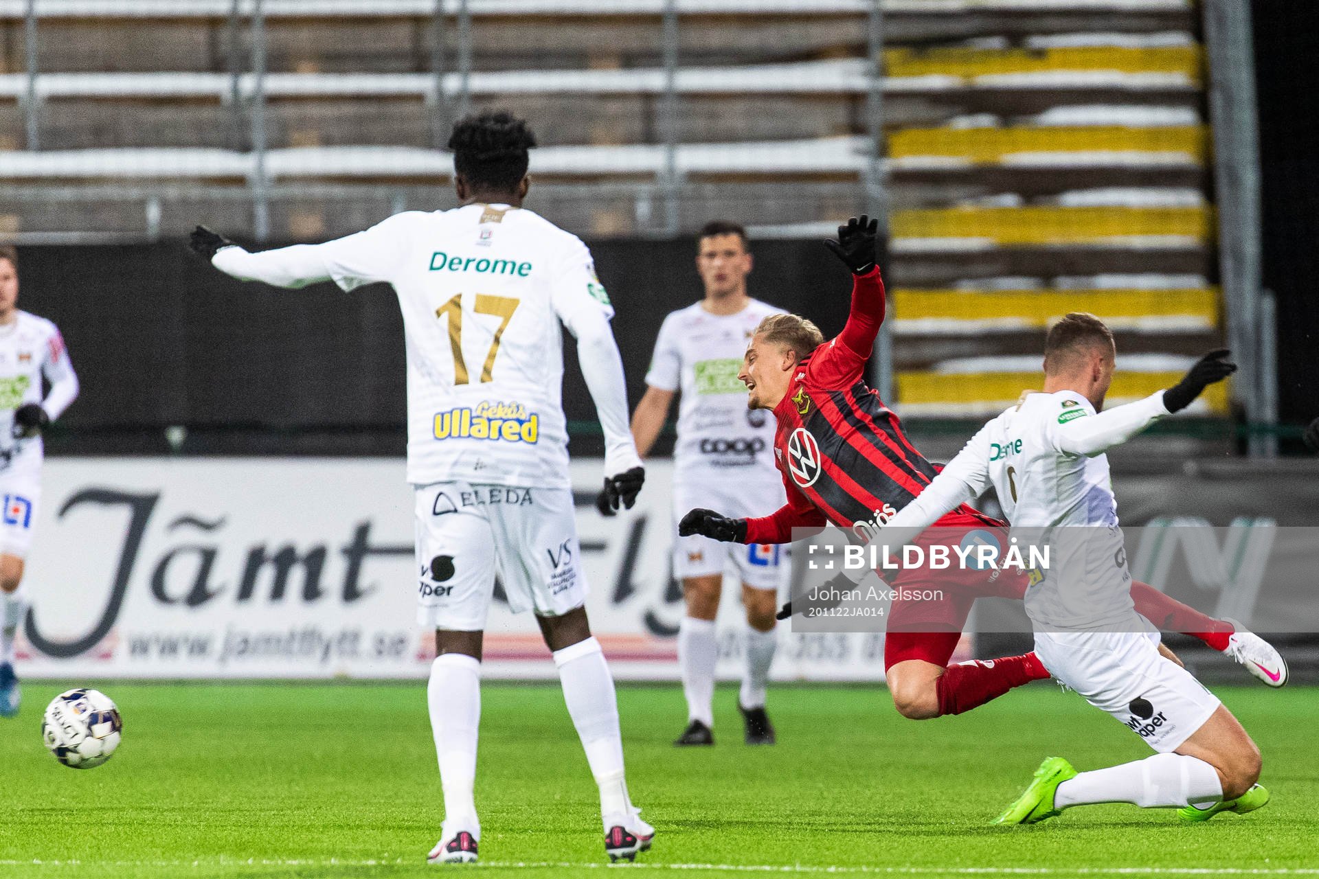 Östersunds Henrik Bellman och Varbergs Albert Ejupi