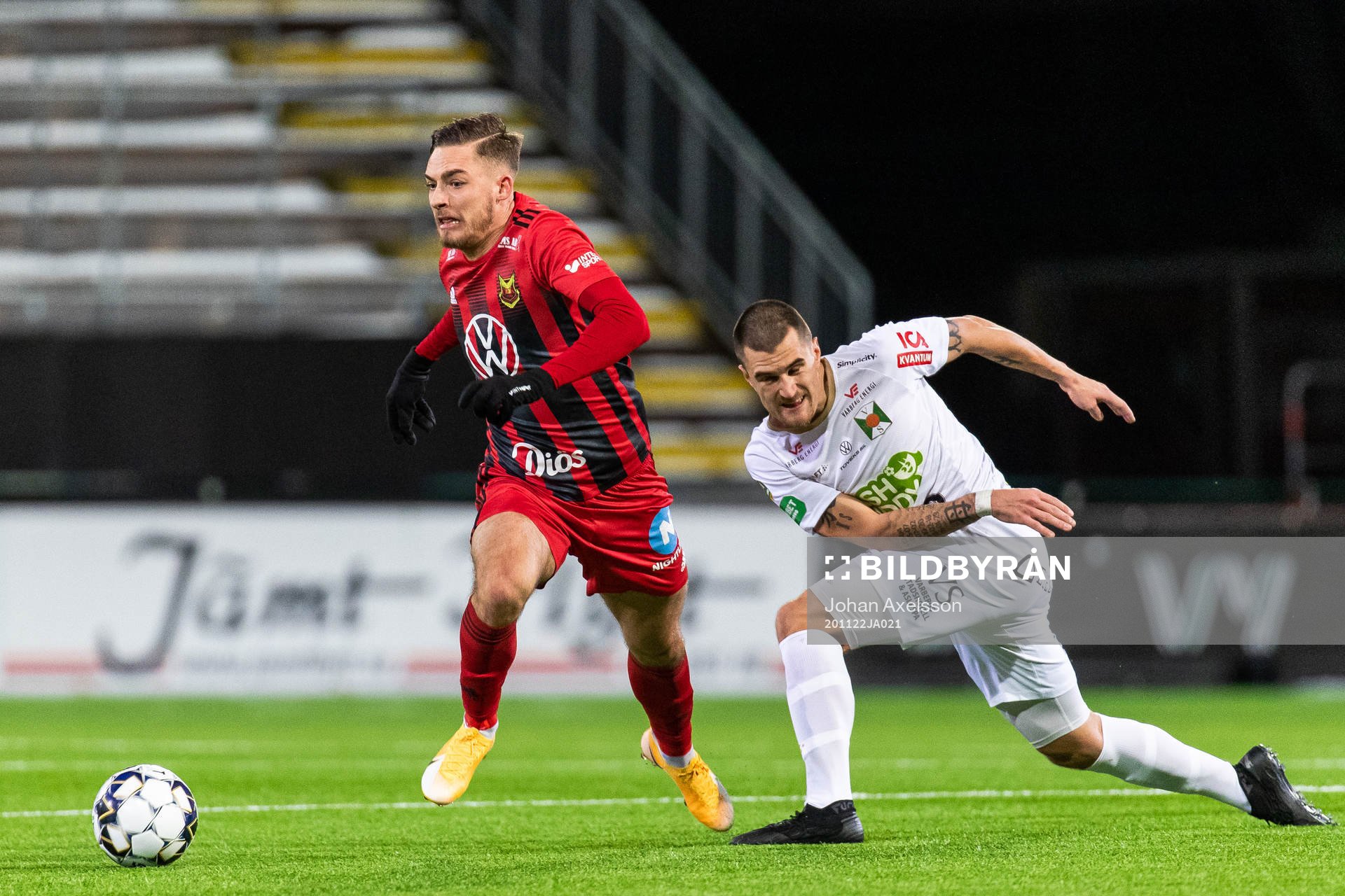 Östersunds Felix Hörberg och Varbergs Jon Birkfeldt