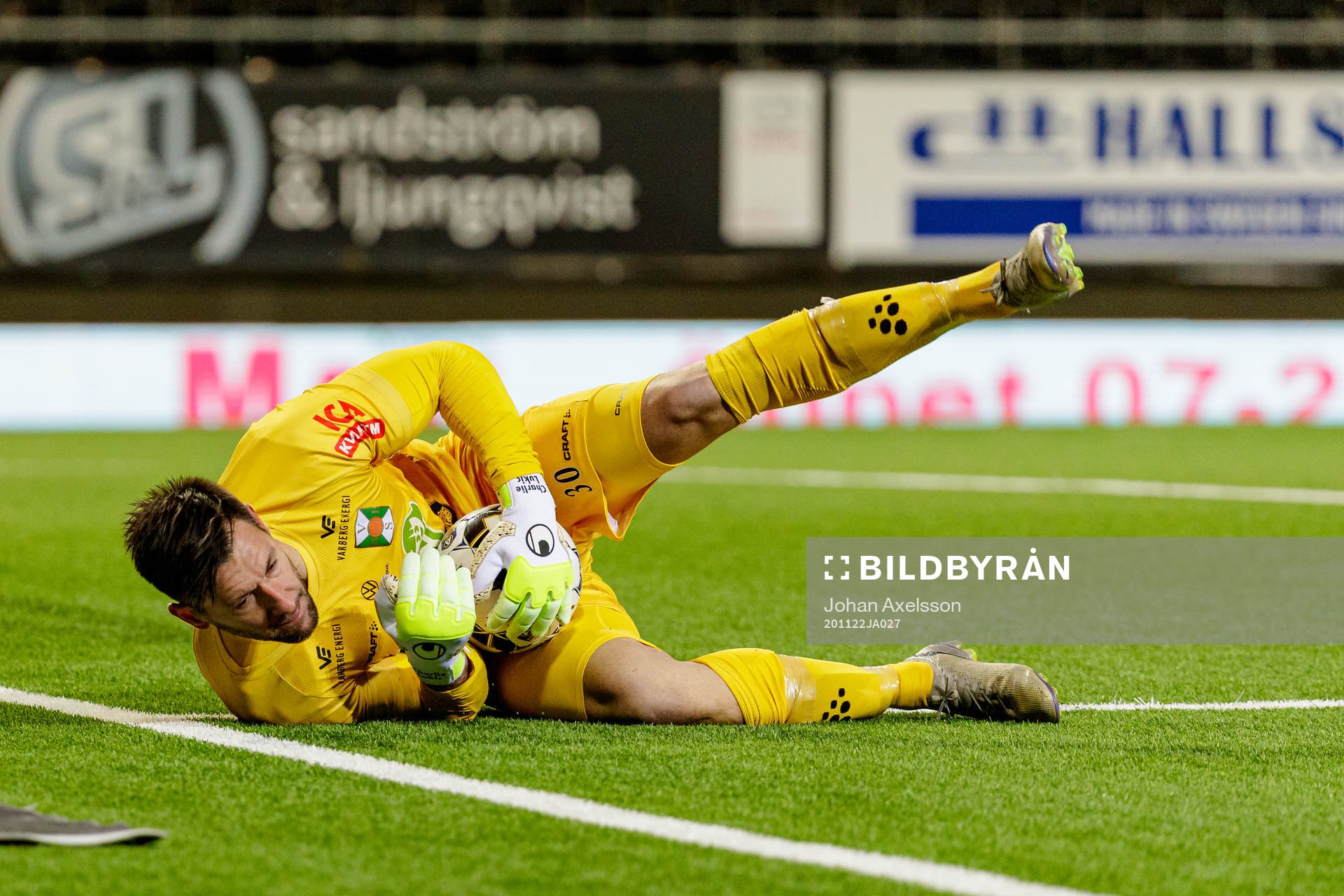 Varbergs målvakt Stojan Lukic