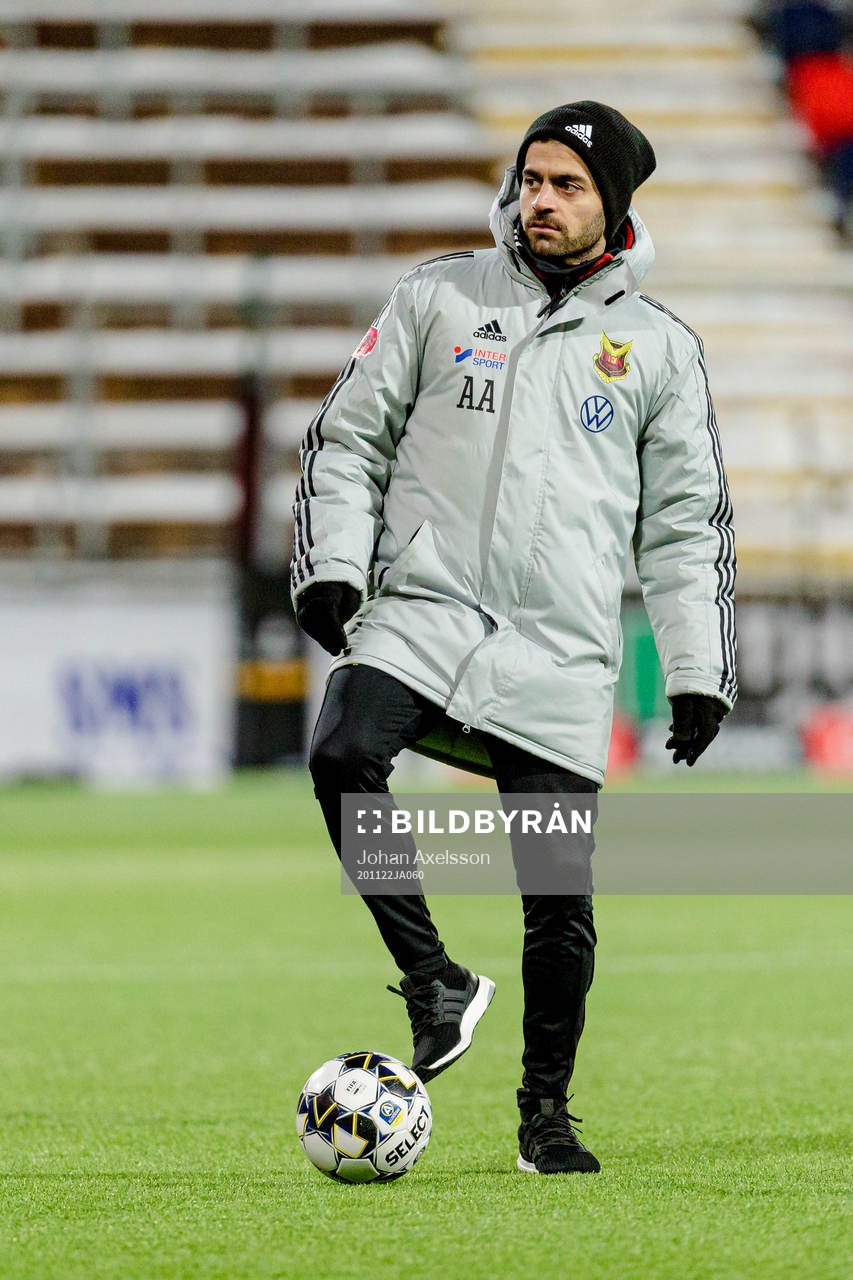 Östersunds assisterande tränare Amir Azrafshan