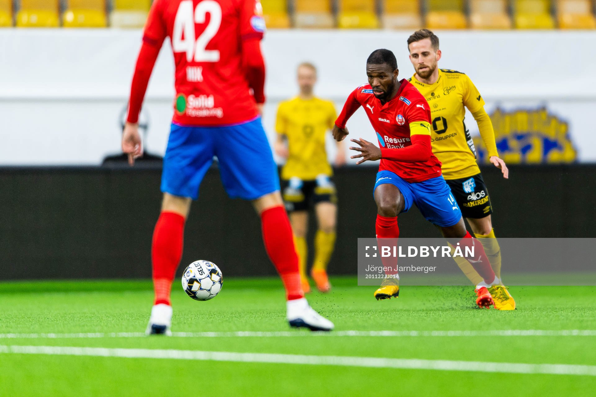 Helsingborgs Mohammed Abubakari och Elfsborgs Rasmus Alm