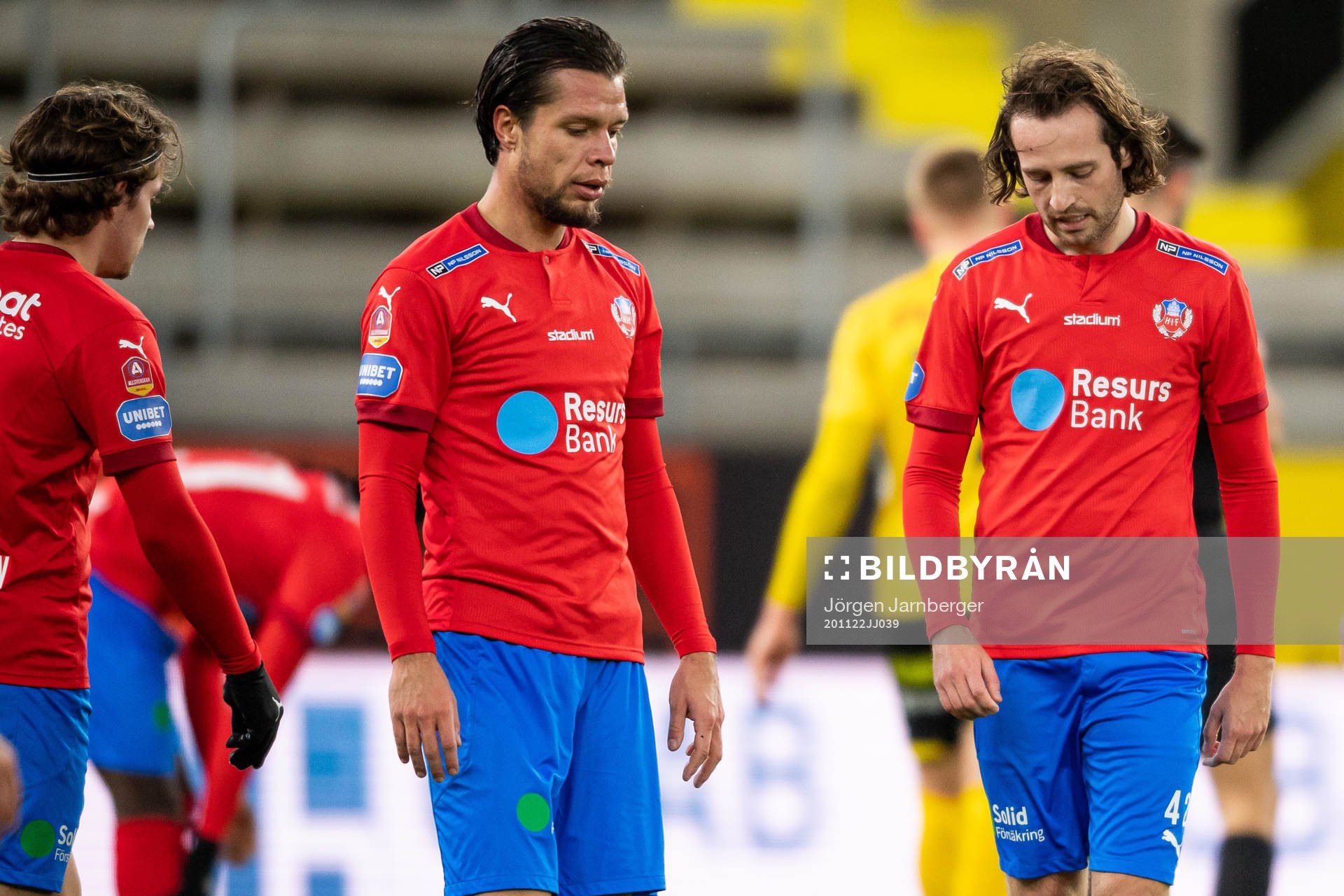 Helsingborgs Erik Figueroa och Mikkel Diskerud deppar
