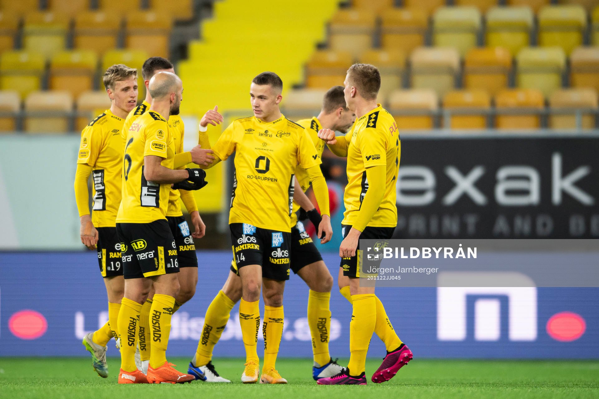 Elfsborgs spelare jublar