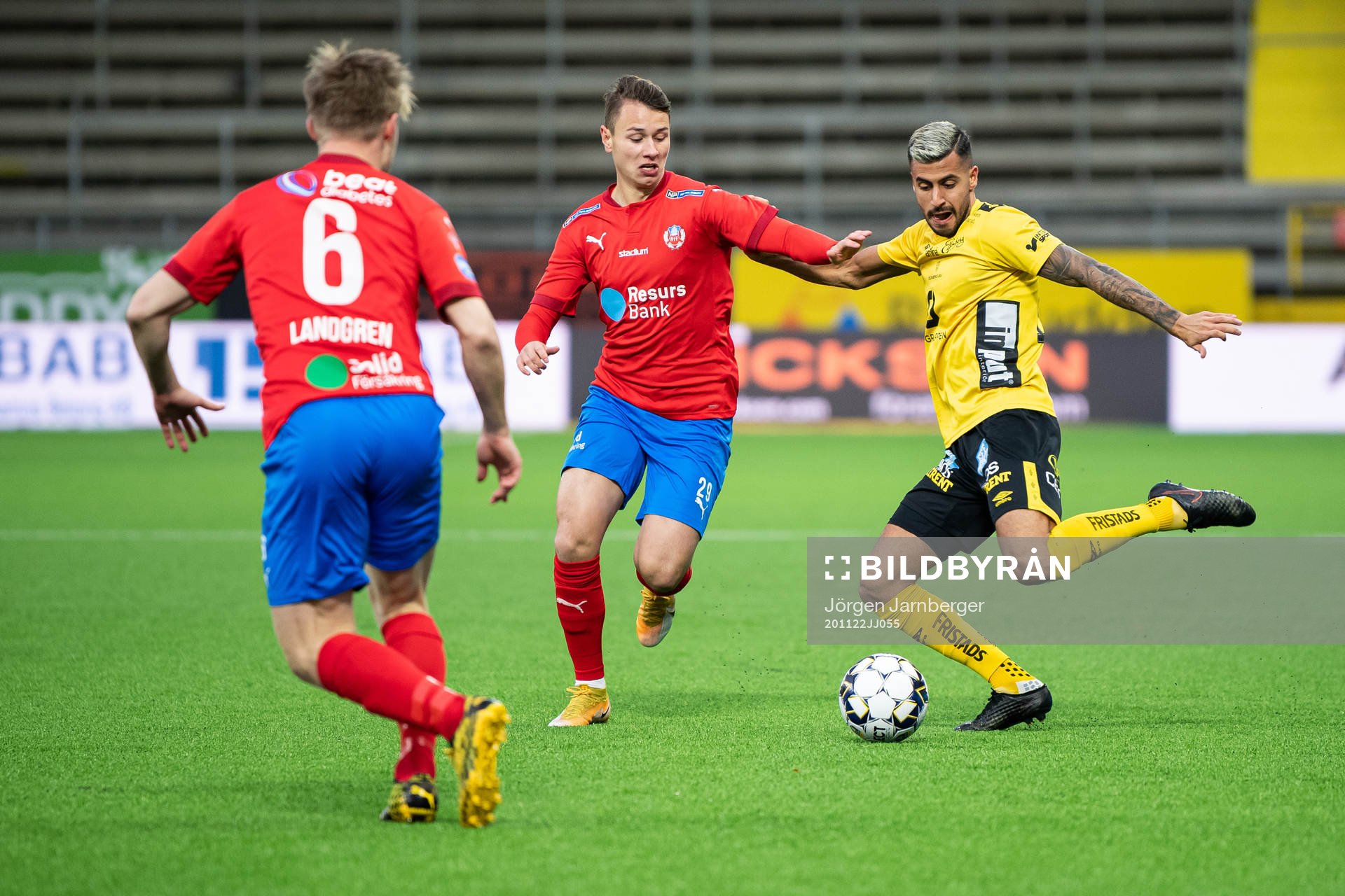 Elfsborgs Rami Kaib och Helsingborgs Alex Timossi
