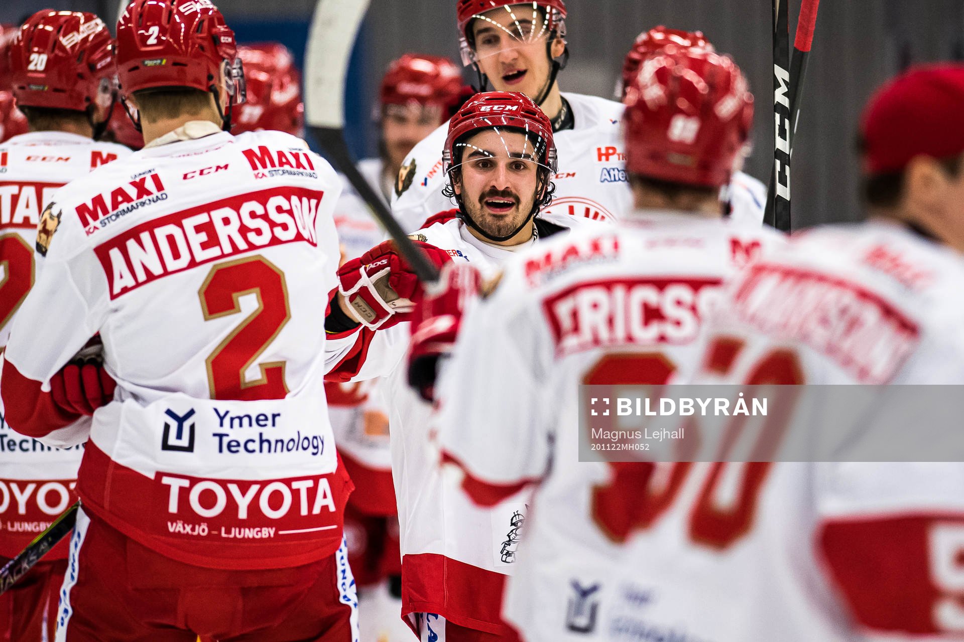 Trojas Kevin Karlsson jublar