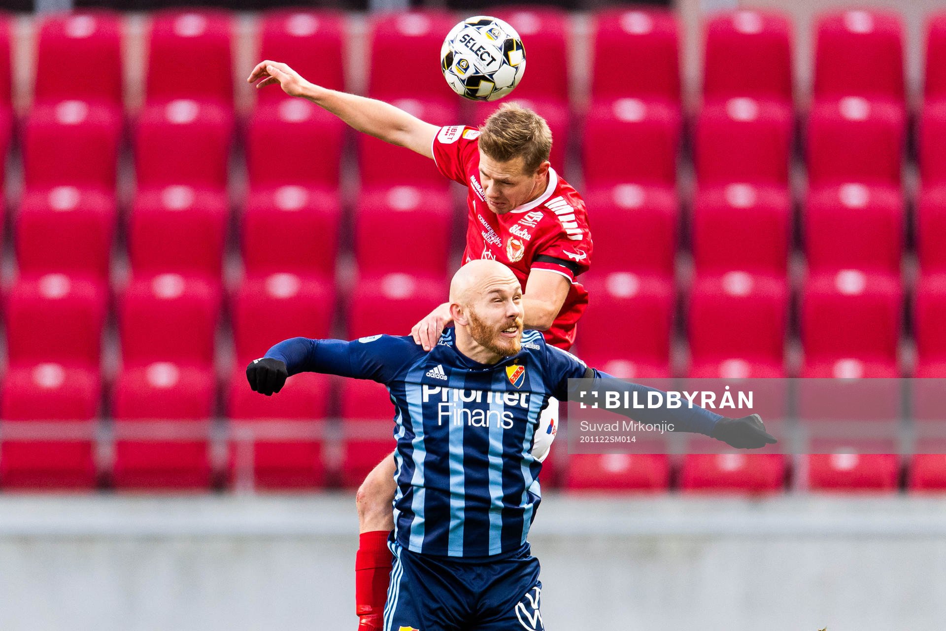 Kalmars Erik Israelsson och Djurgårdens Magnus Eriksson