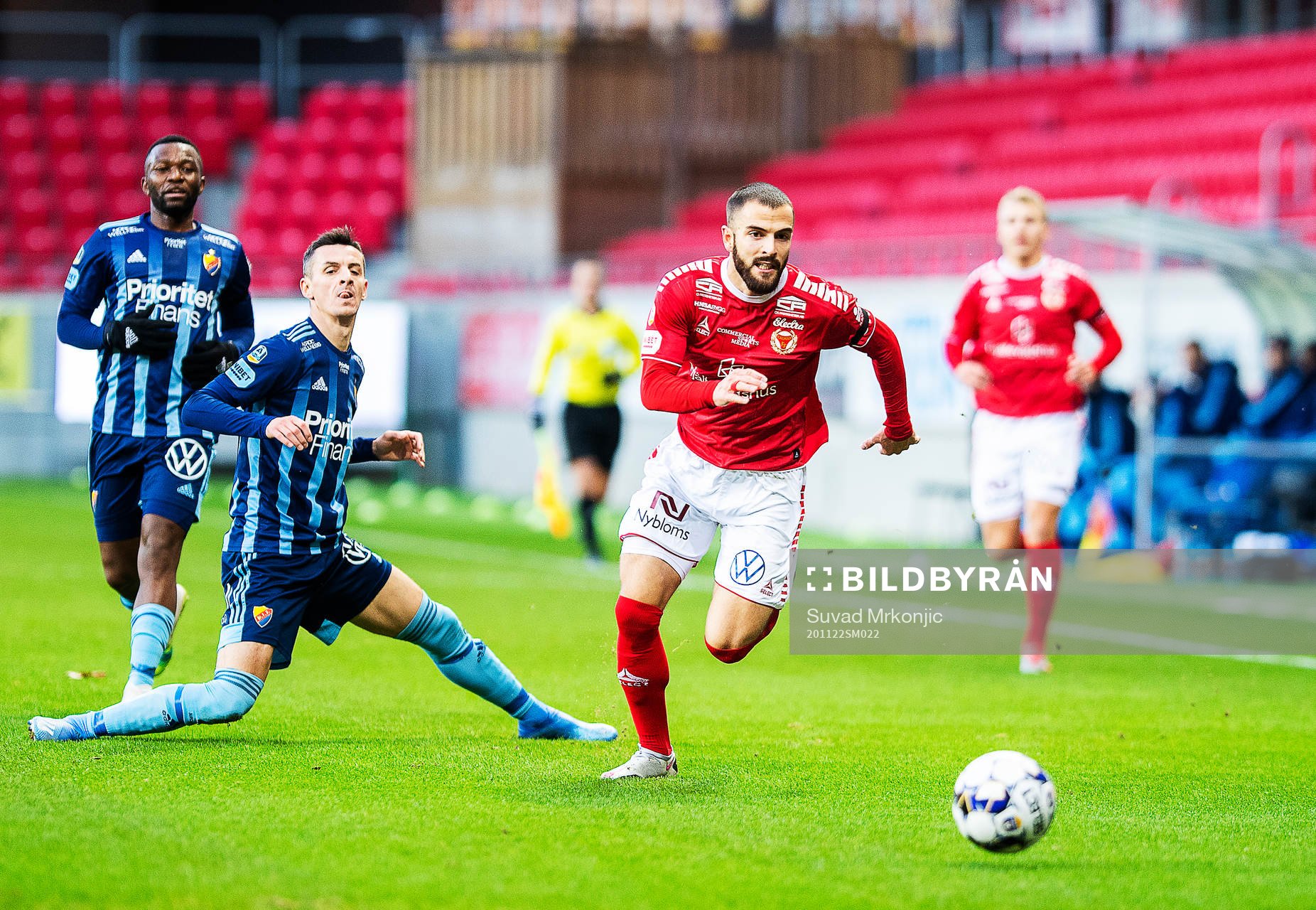 Kalmars Filip Sachpekidis och Djurgårdens Haris Radetinac