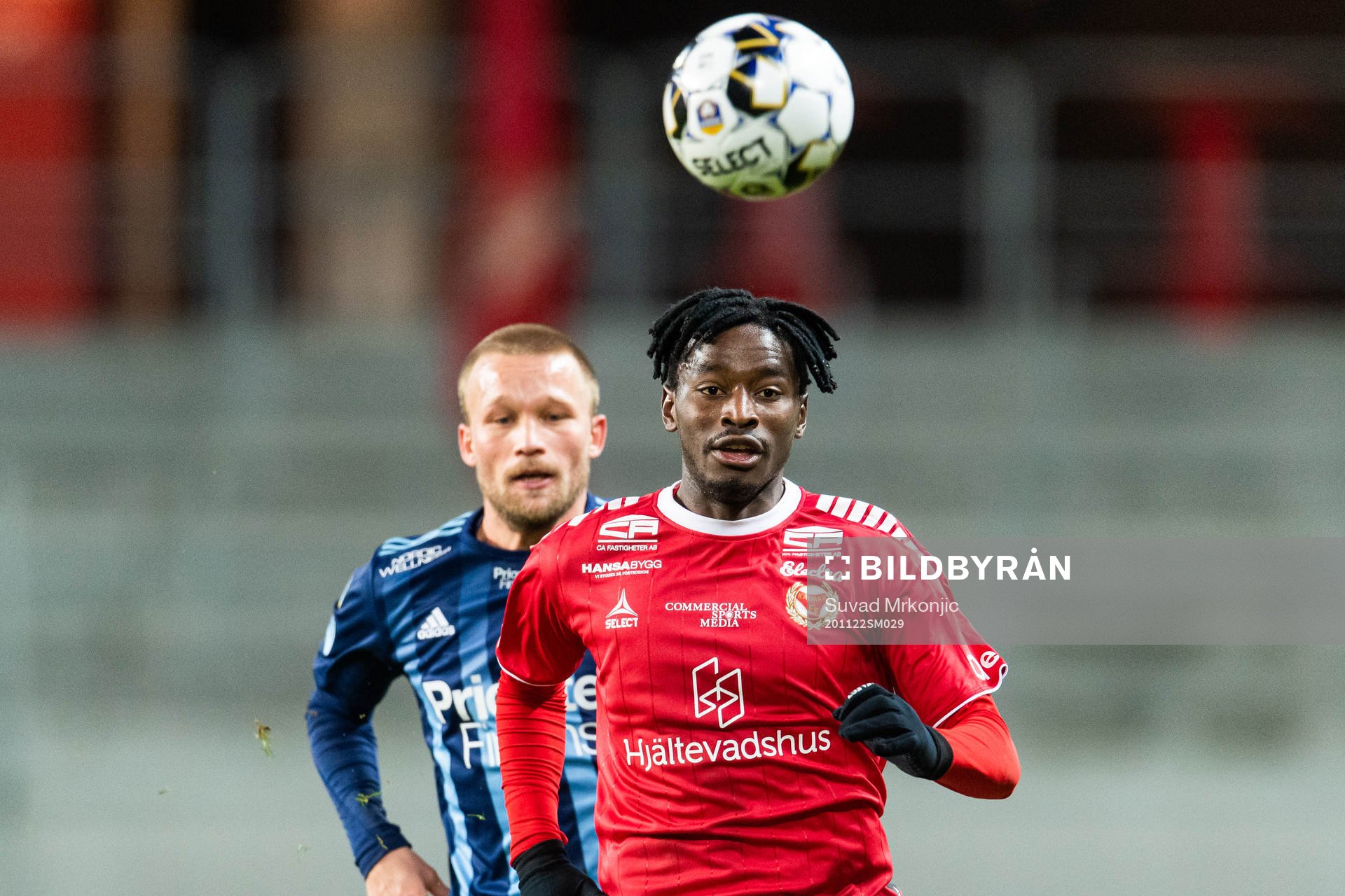 Djurgårdens Nicklas Bärkroth och Kalmars York Rafael