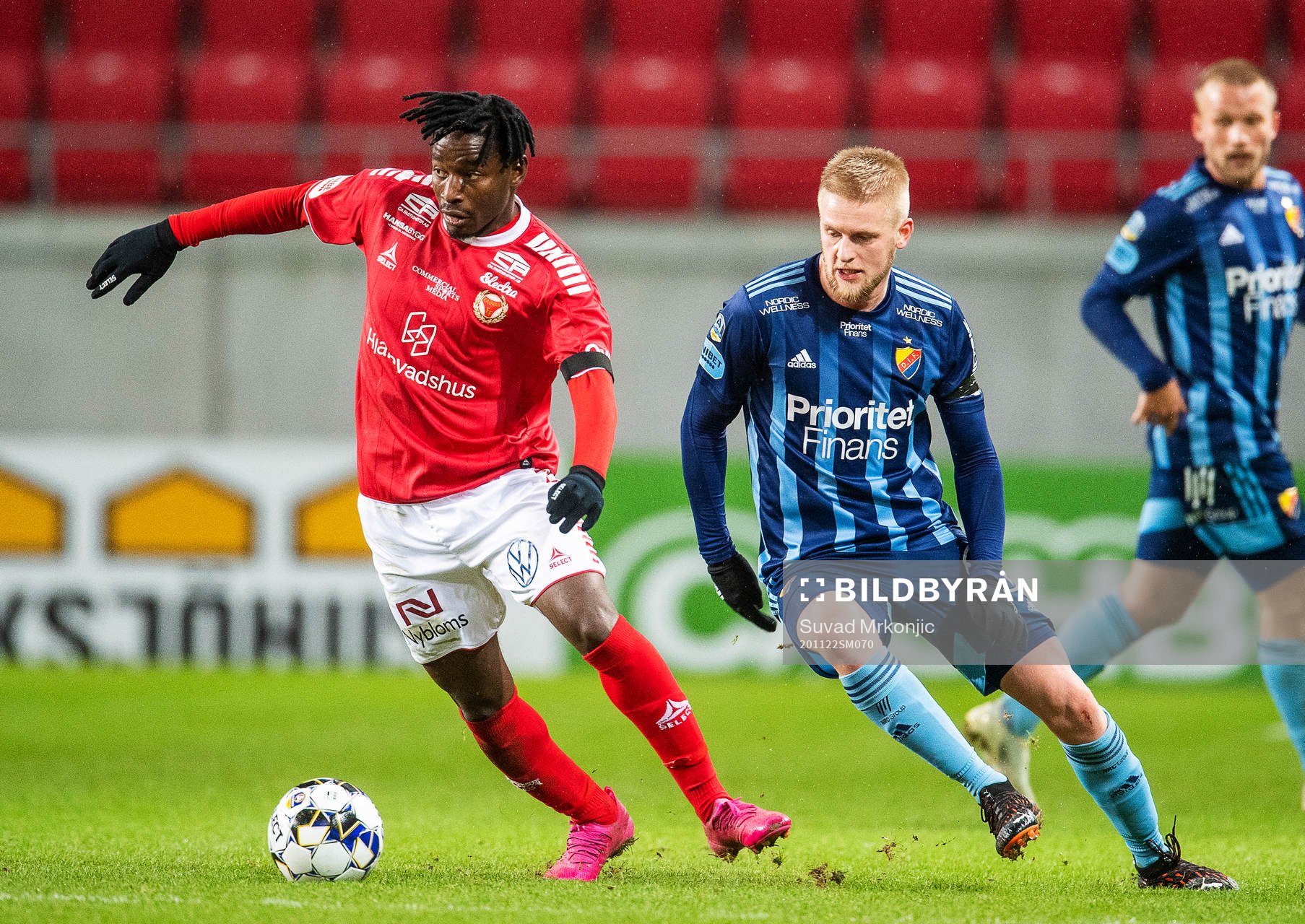 Kalmars York Rafael och Djurgårdens Kalle Holmberg