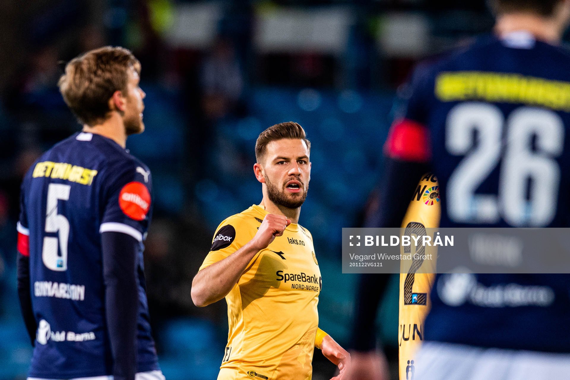 Philip Zinckernagel of Bodø/Glimt celebrates