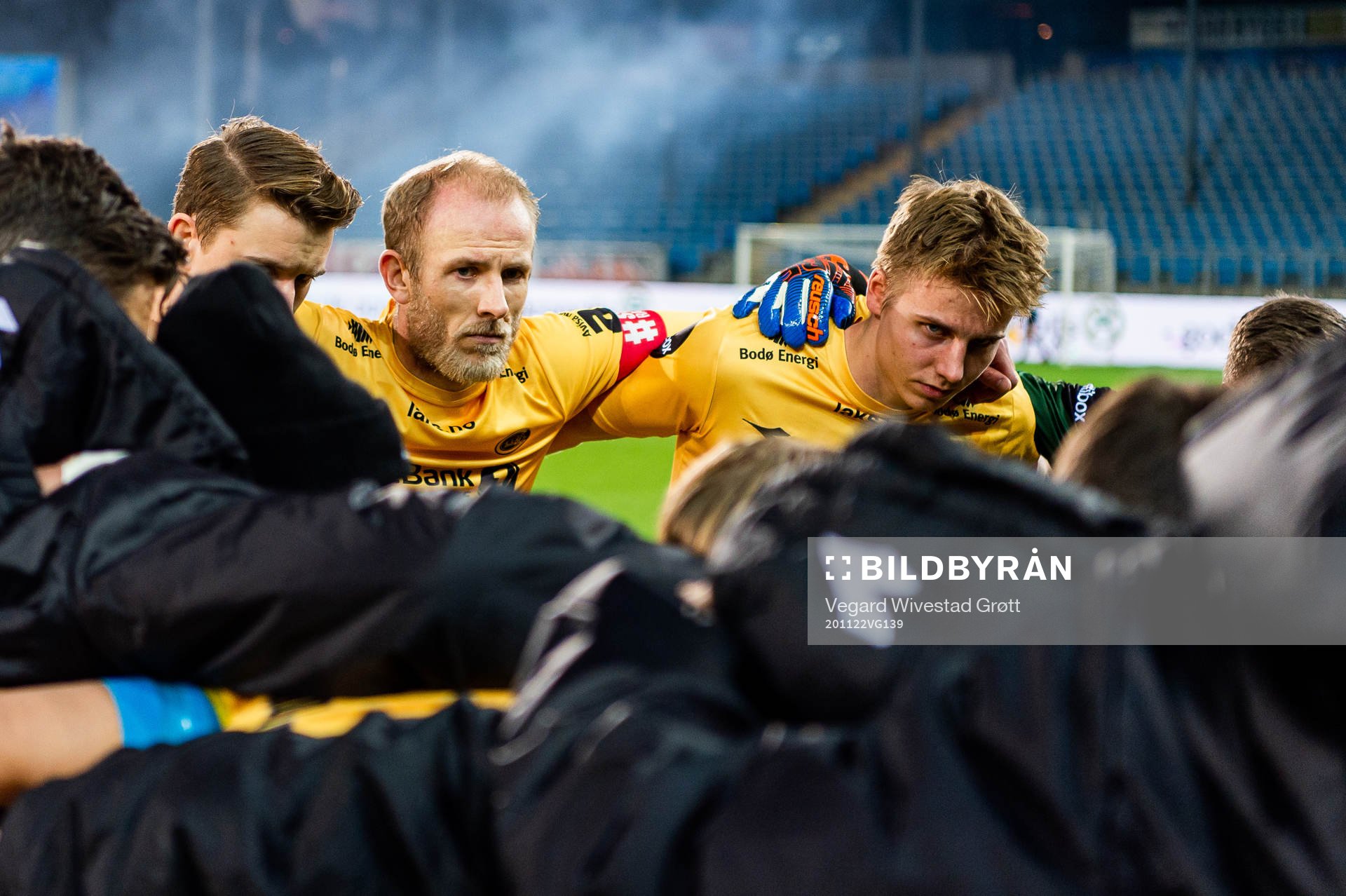 Vegard Leikvoll Moberg and Isak Amundsen of Bodø/Glimt