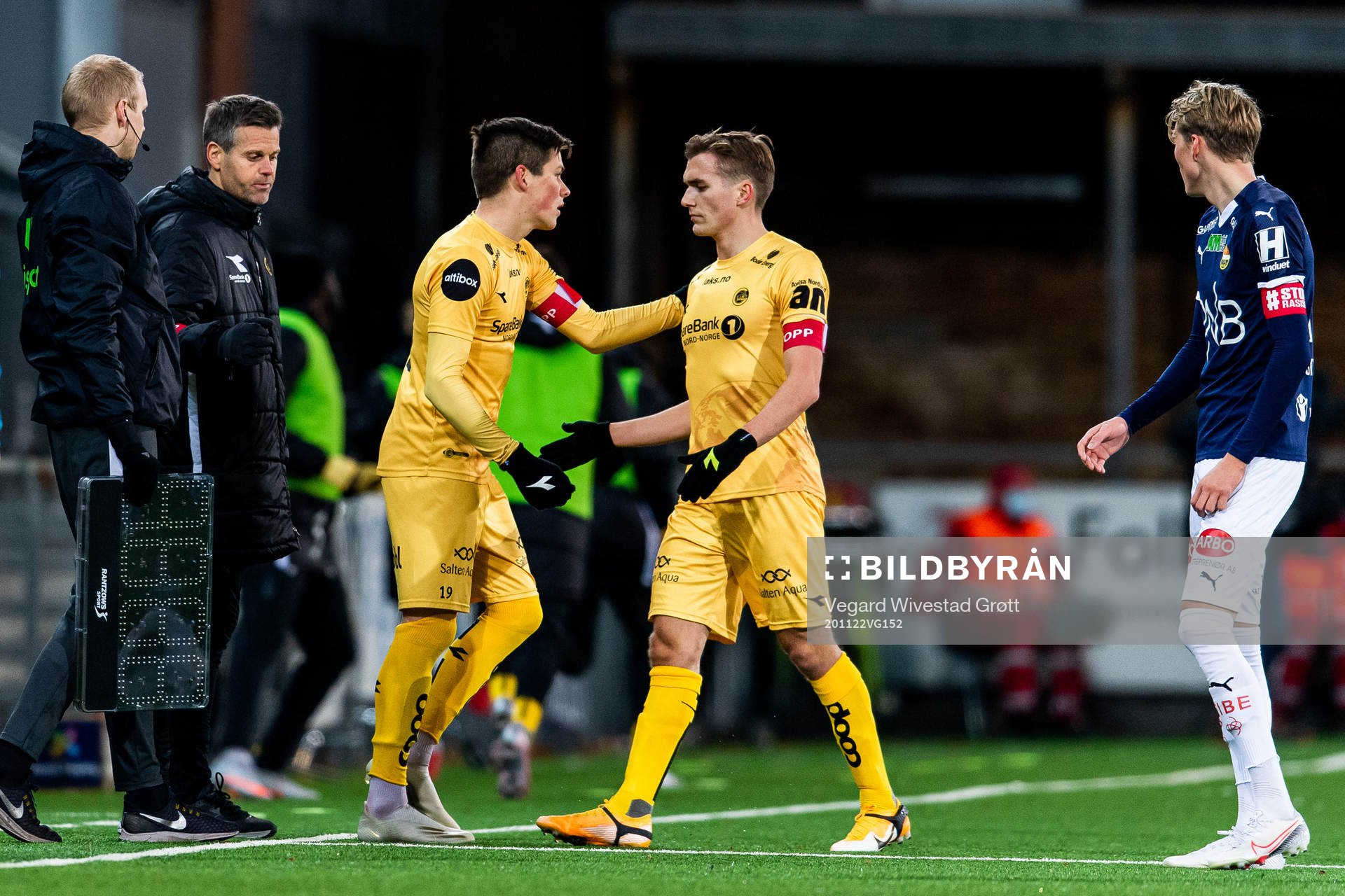 Morten Konradsen is substituted for Sondre Fet of