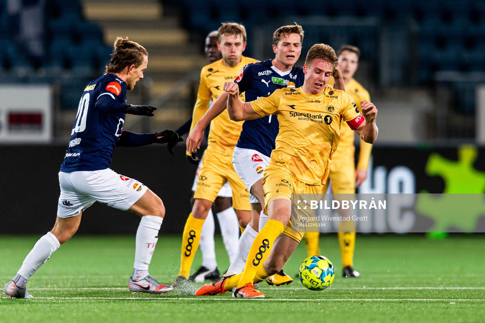 Mikkel Maigaard of Strømsgodset and Isak Amundsen of