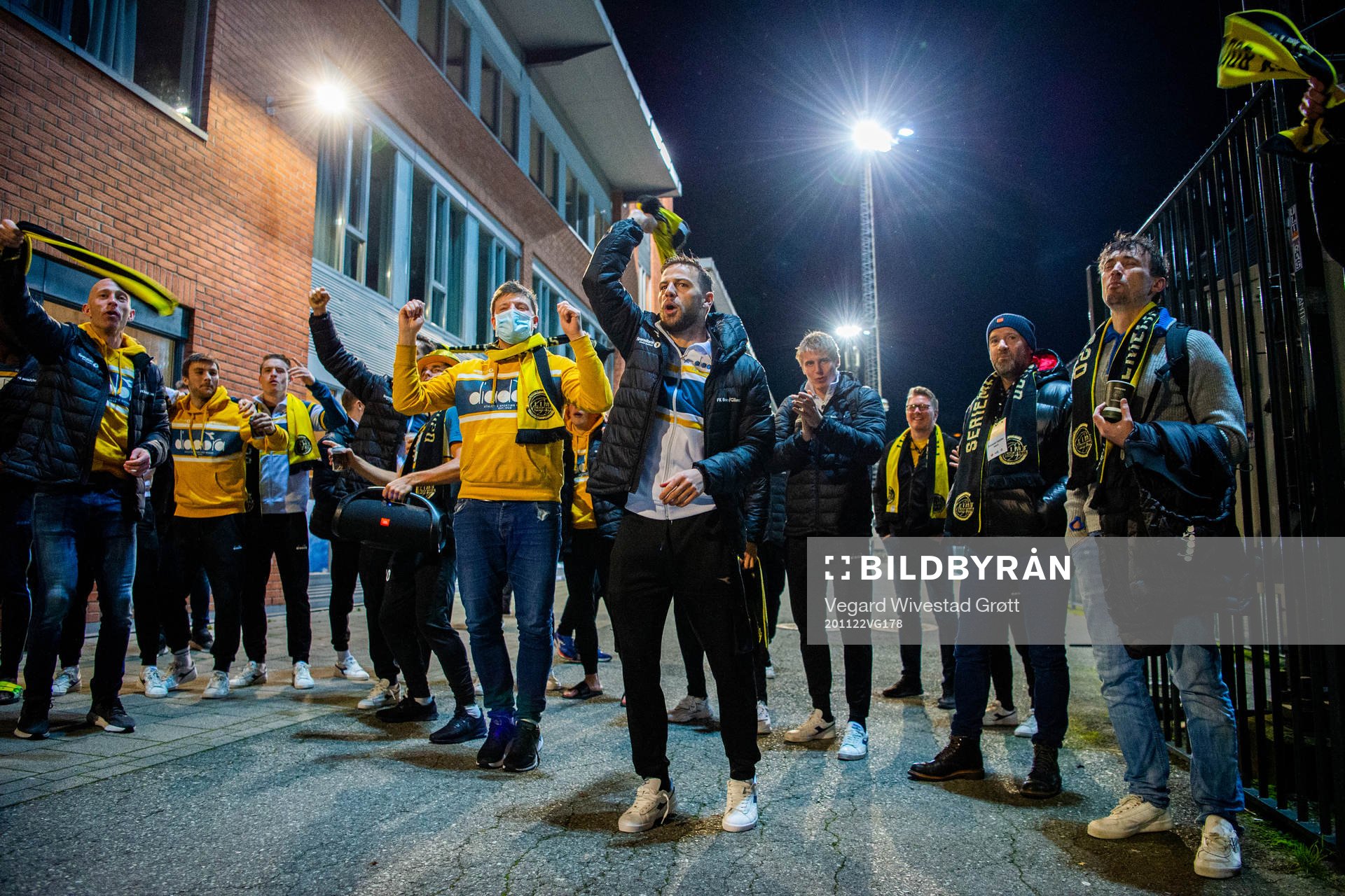 Philip Zinckernagel and the players of Bodø/Glimt